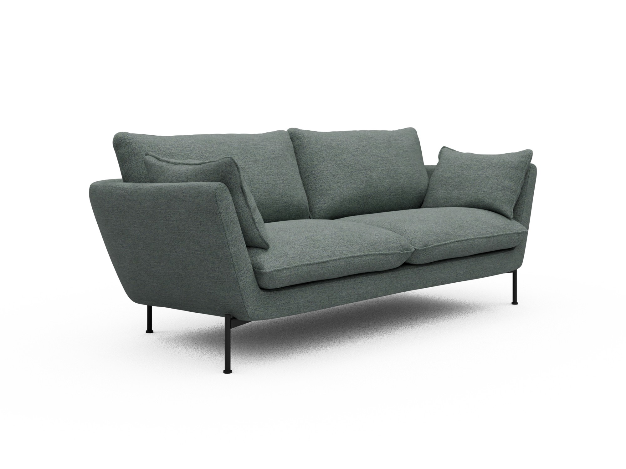Skandi Home Sofa Anton 2-Sitzer Carreno-Ice-Blue moebelfaktor