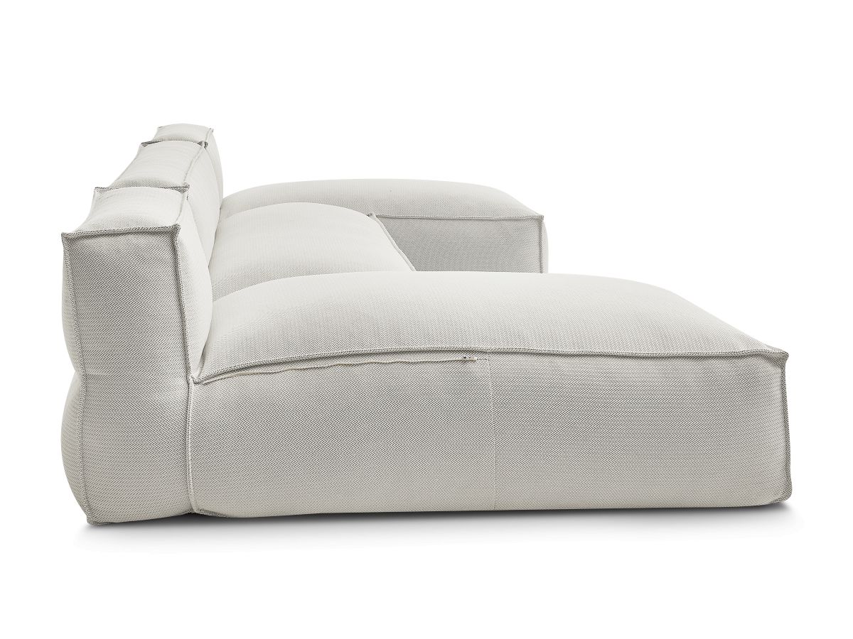 Bobochic Biarritz Gartensofa 4-Sitzer Melange-Stoff Beige