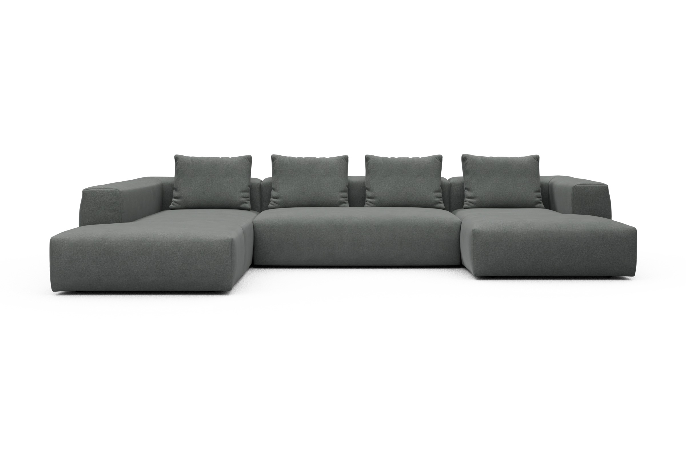 Skandi Home Wohnlandschaft Fred Relax-Ecke links mit 2-Sitzer und Chaiselongue rechts Satya-Steel moebelfaktor