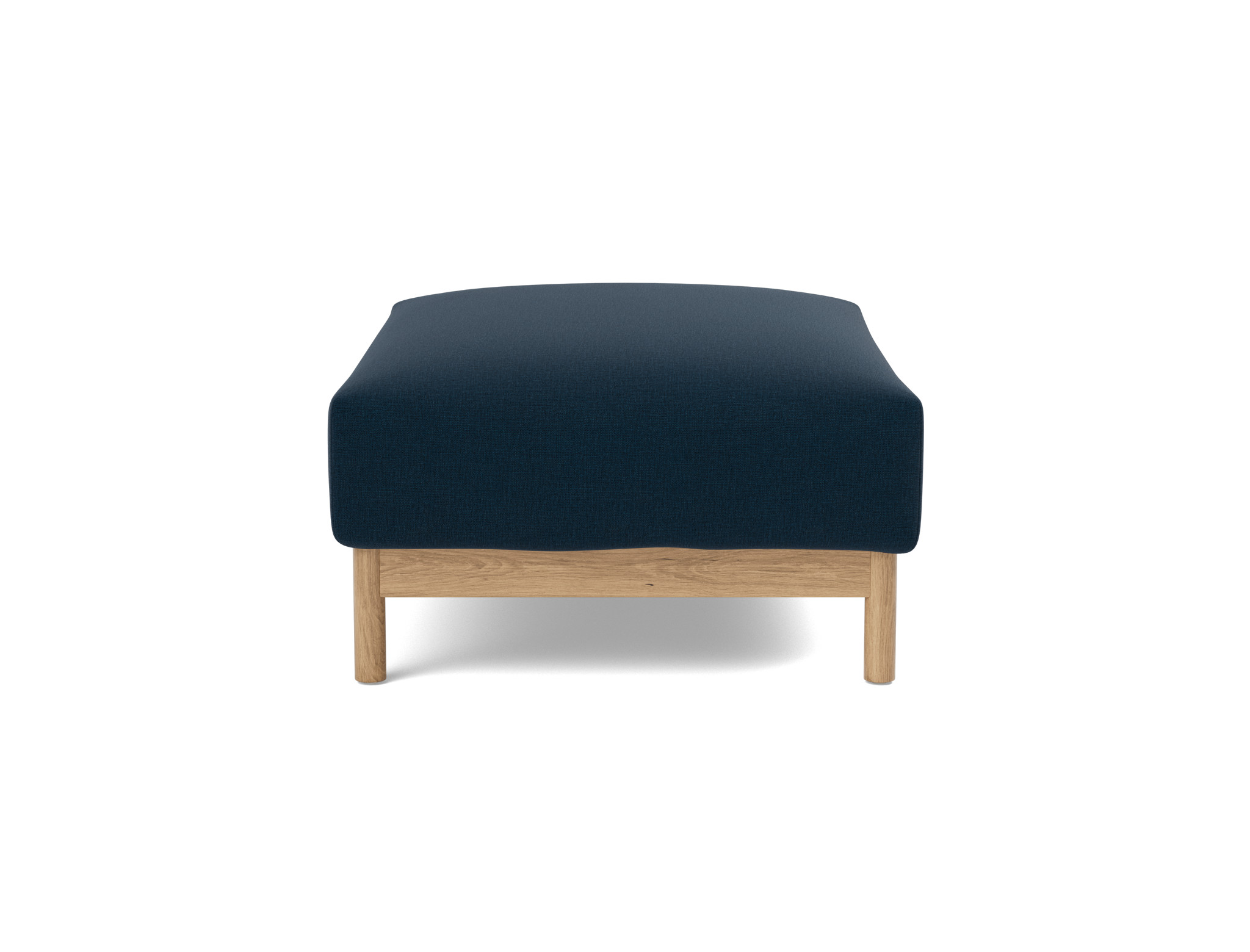 Hocker Malloy Flachgewebe Mixed Dance 528-Blue Beine Eiche