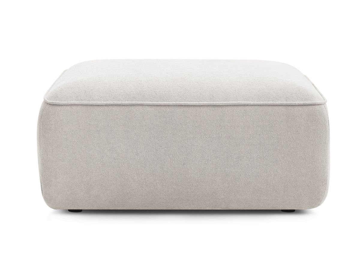 Bobochic Zephyr Pouf Strukturstoff Beige