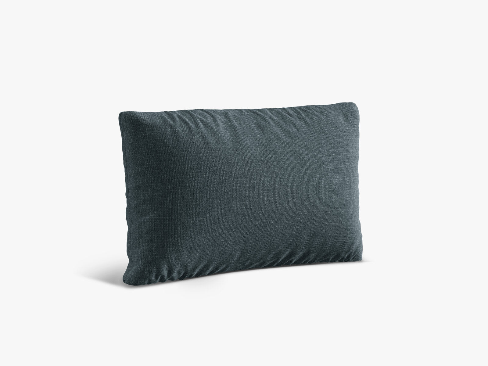 Micadoni Kissen Nuria Strukturierter Stoff Dunkel Petrol 60x40x17