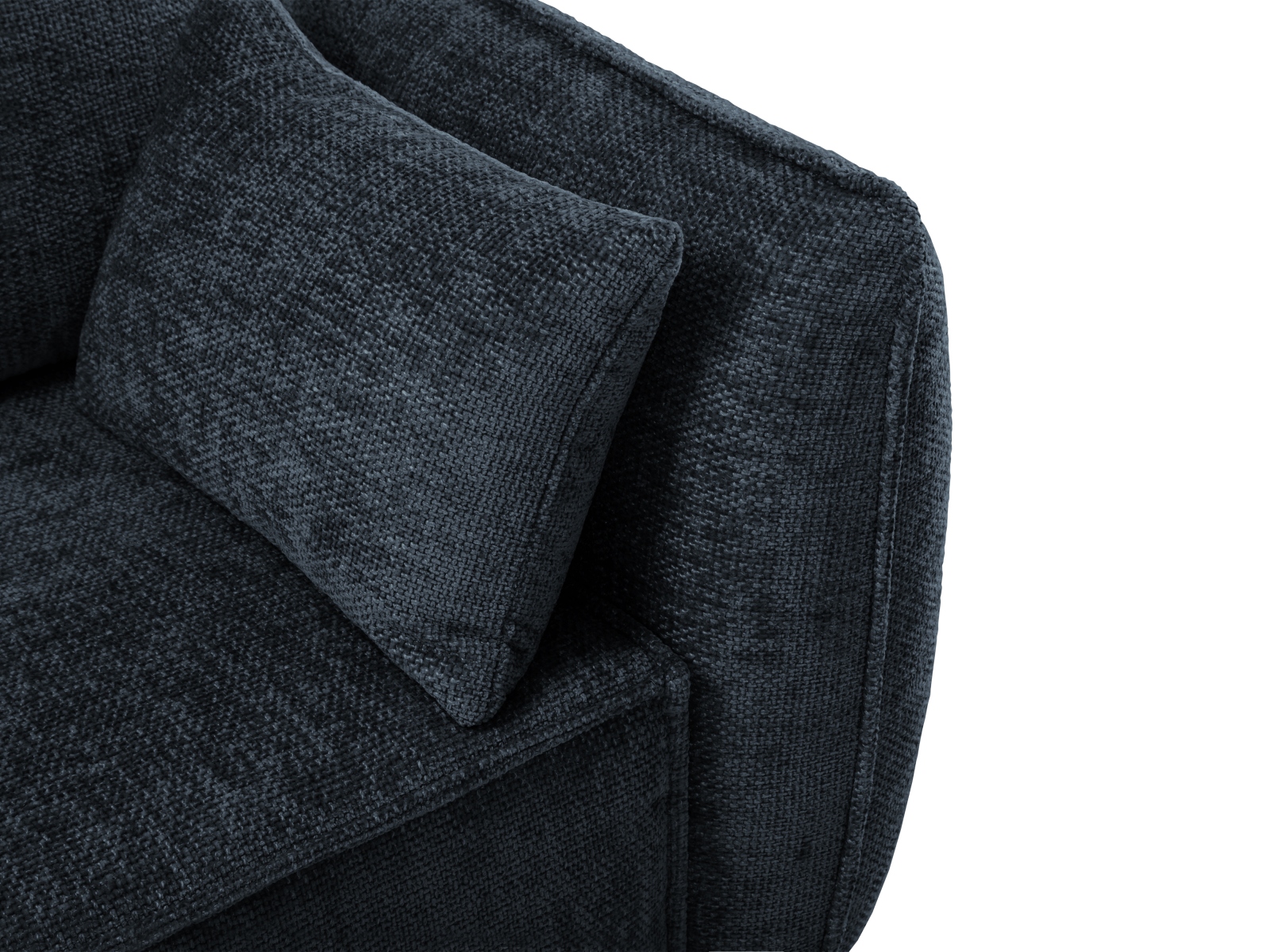 Micadoni Ecksofa Kaelle 4-Sitzer mit Schlaffunktion Links Chenille Königsblau