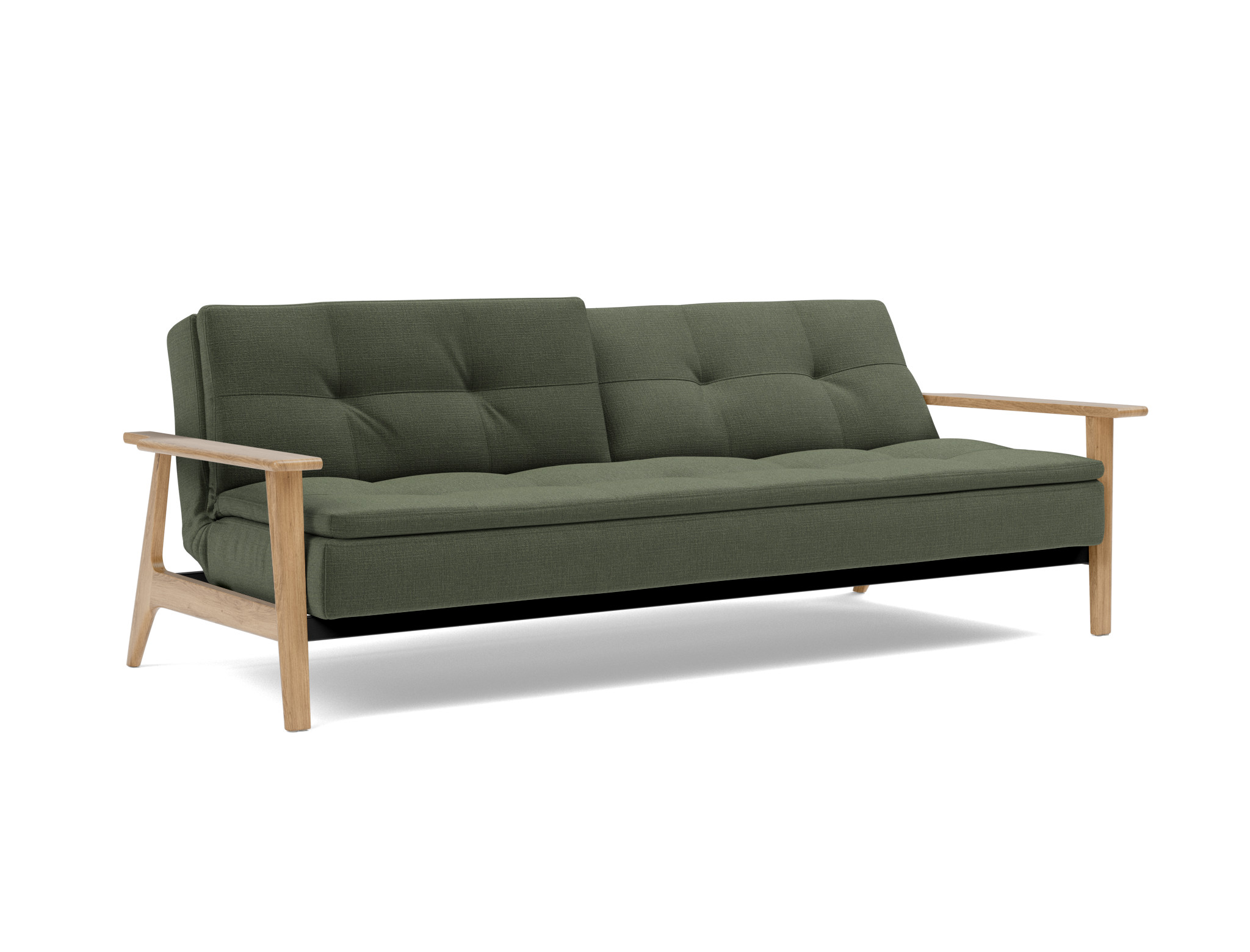 Schlafsofa Dublexo Frej Chenille Esina 413-Olive-Green