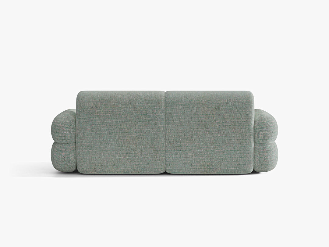 Micadoni Neo Sofa 3-Sitzer Chenille SILENCIO Gedämpftes Blau