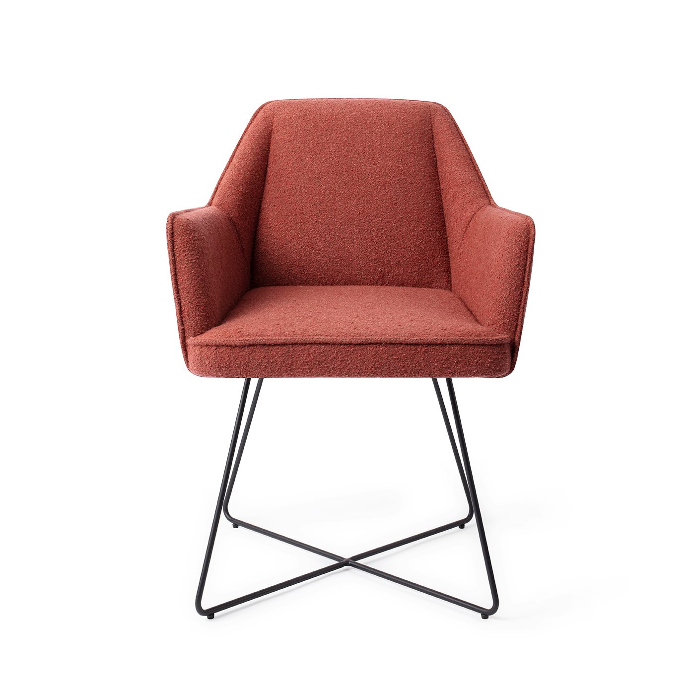 Jesper Home Esszimmerstuhl Tome Shabby-Saffron Cross Schwarz moebelfaktor