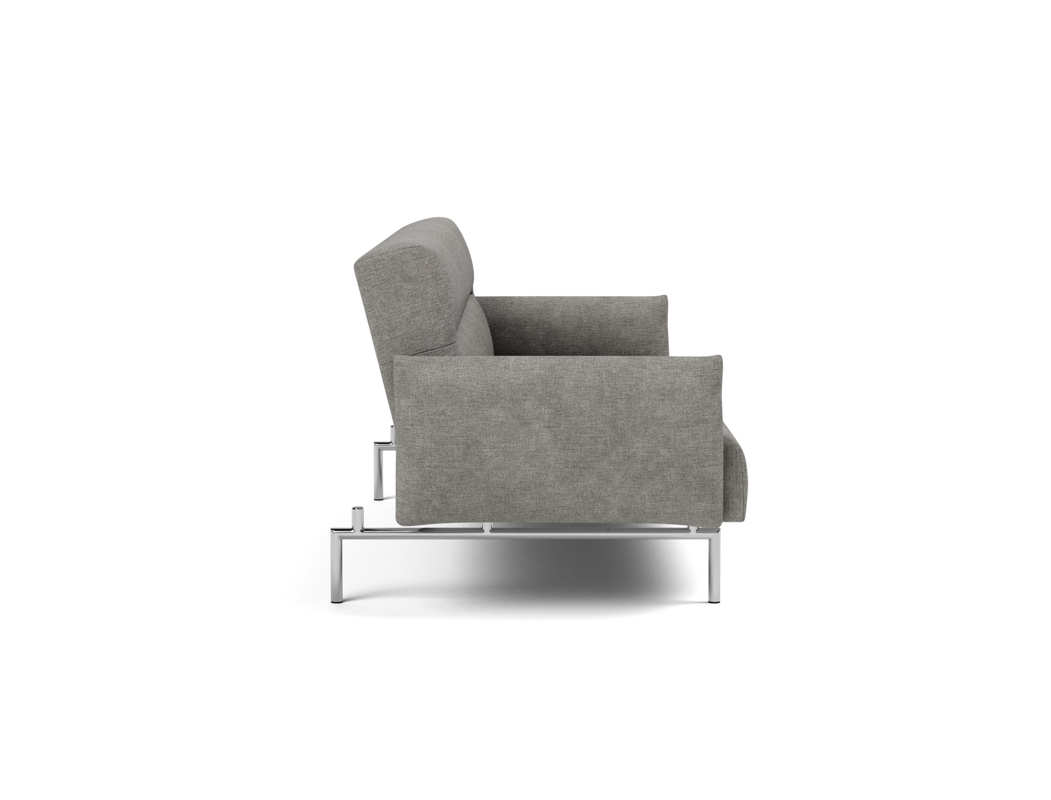 Schlafsofa Jillis mit Armlehnen Flachgewebe Avella 282-Warm-Grey