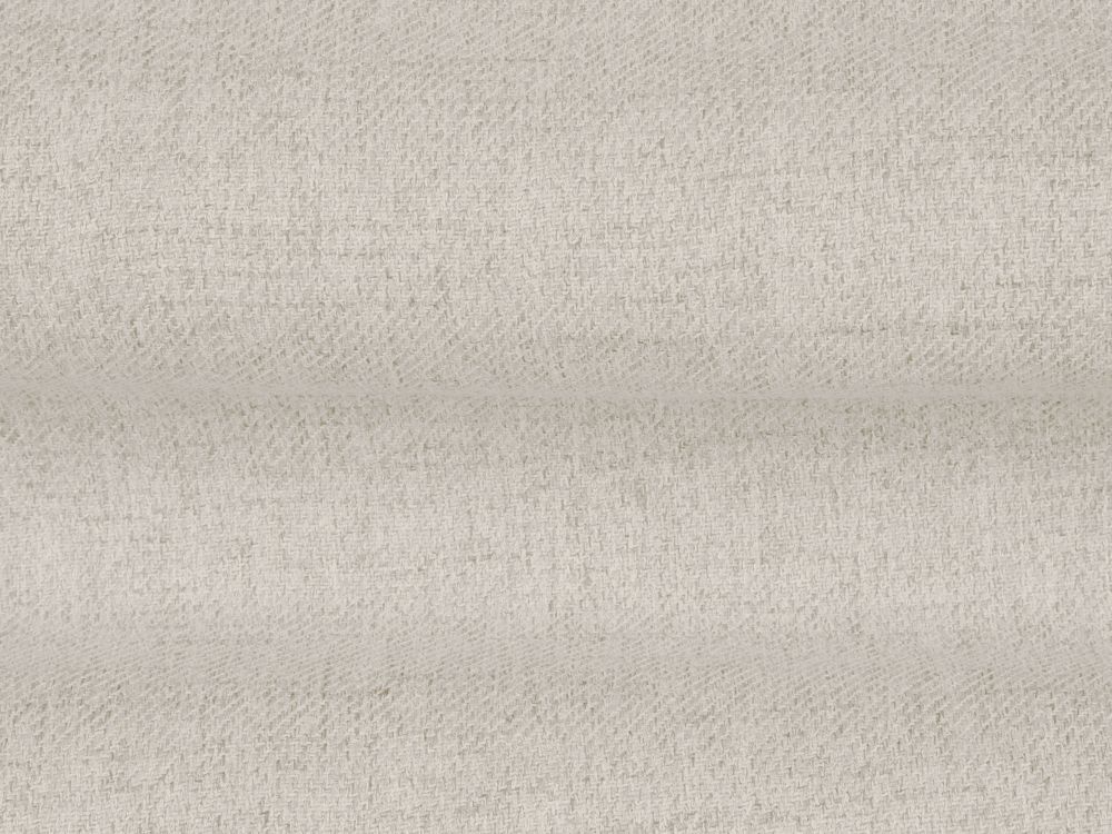 Cosmopolitan Design Pouf Bali Strukturierter Stoff Neve Helles Beige Beine Schwarzes Metall