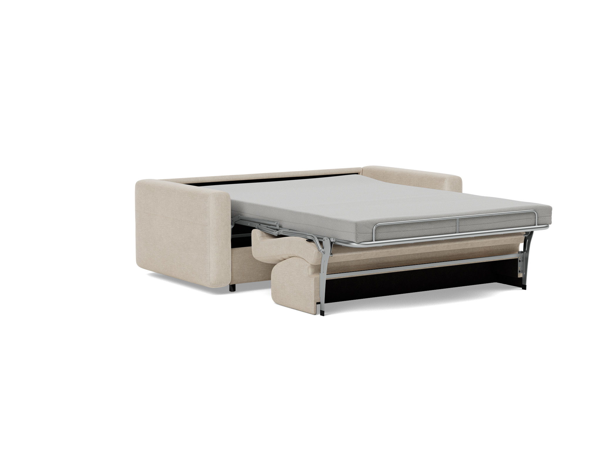 Schlafsofa Killian mit Taschenfederkernmatratze 140 Flachgewebe Phobos 586-Latte