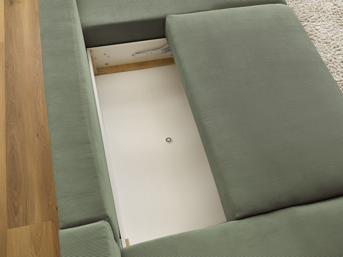 Bobochic Sidonie Wohnlandschaft Cordsamt Grün