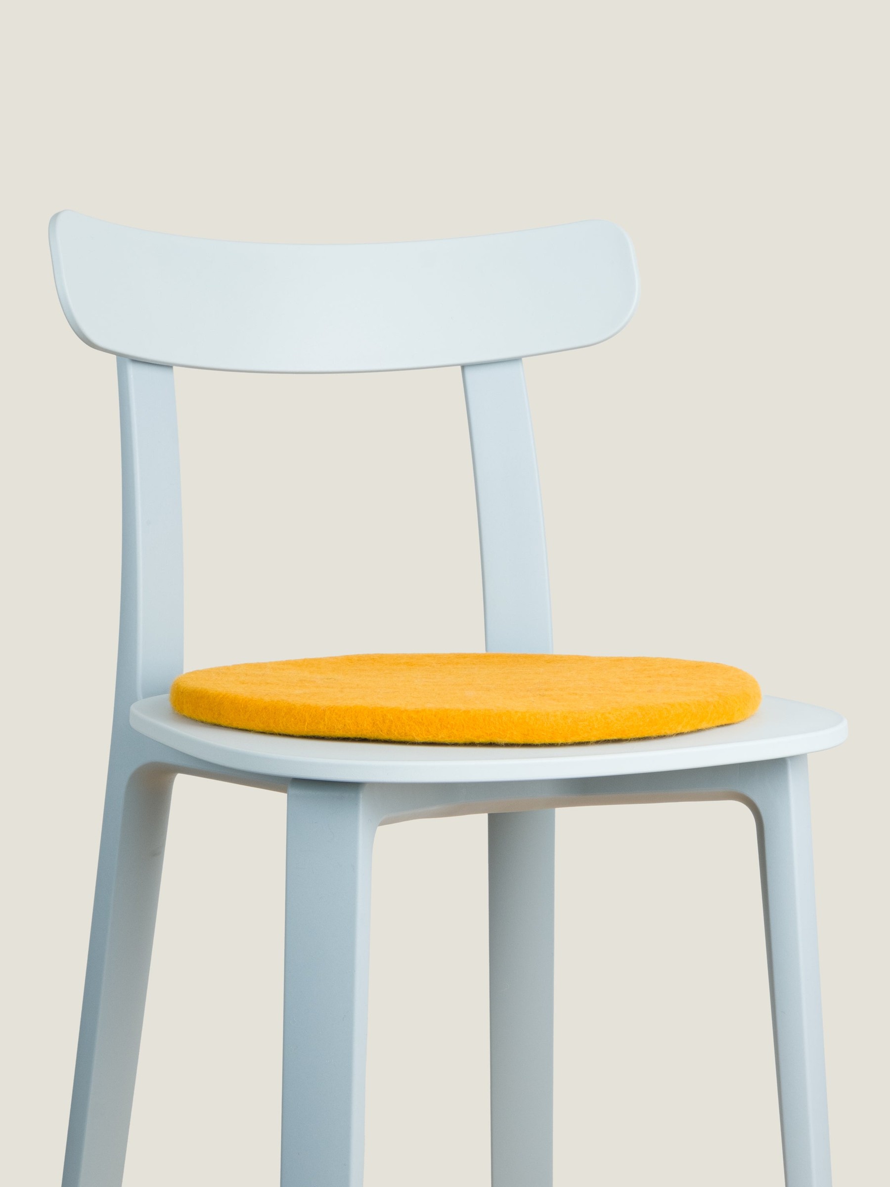 myfelt Risa Filz-Sitzauflage Ockergelb Ø 36 cm