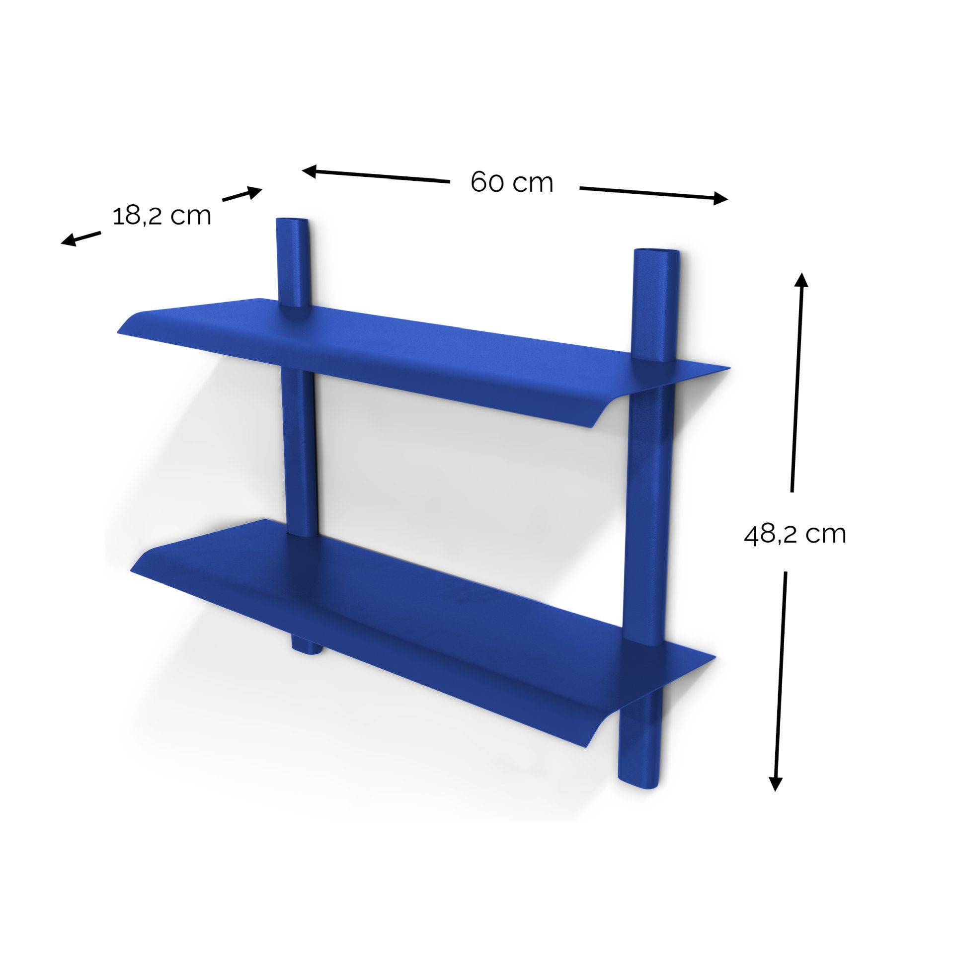 Spinder Design Wandregal Hola 3 Ultramarine