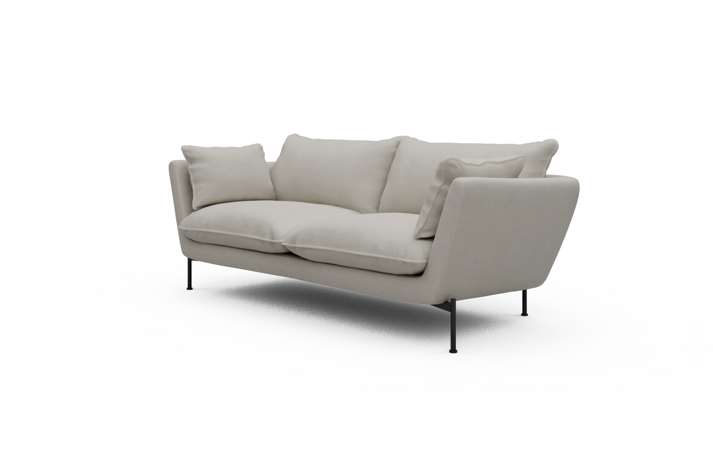 Sofa Anton PREMIUM 2-Sitzer Denari-Clean-Beige