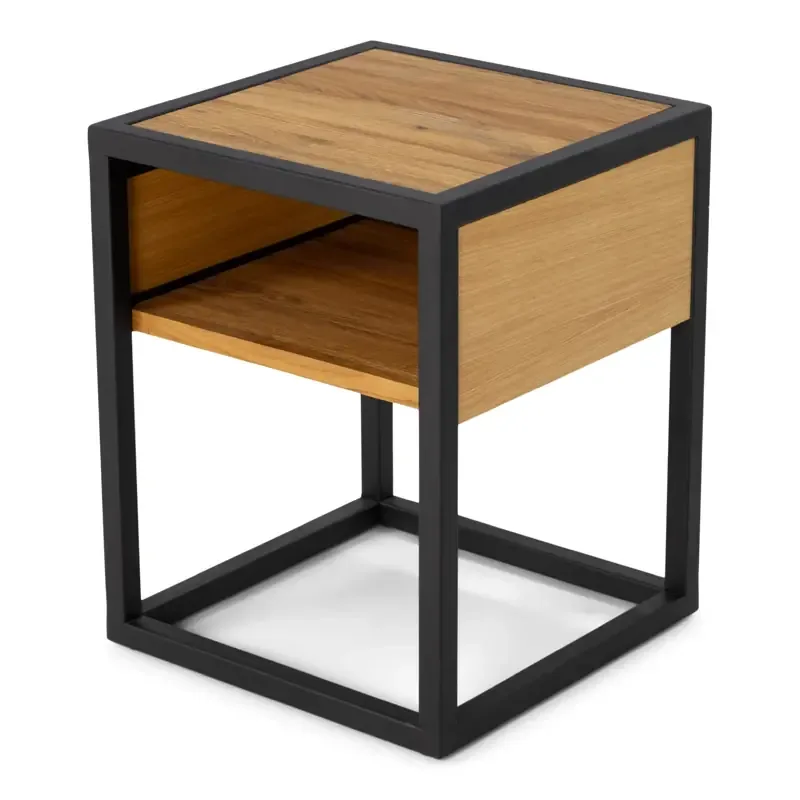 Spinder Design DIVA ONE-NIGHTSTAND Nachttisch - Naturel / Zwart moebelfaktor