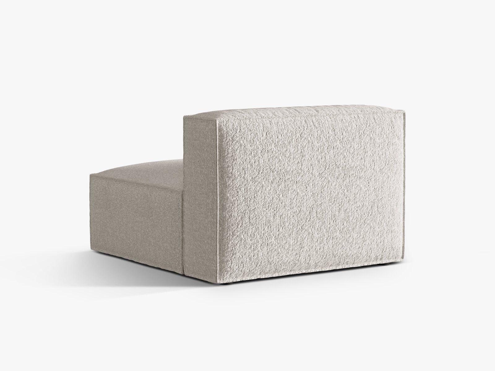 Micadoni Modul Nuria 1-Sitzer Boucle Grau Beige Melange