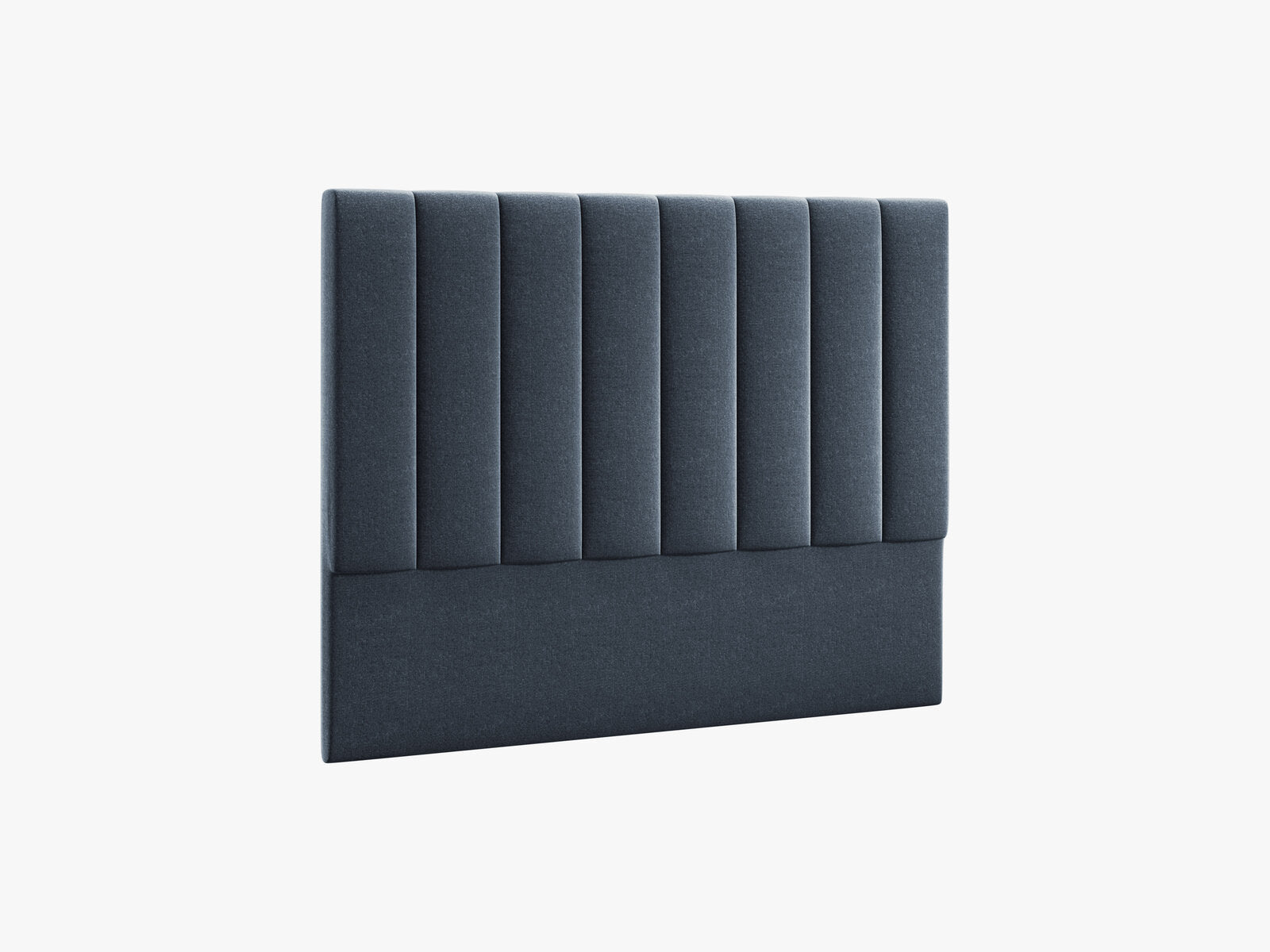 Micadoni Marl Polster-Kopfteil Chenille Eden Marineblau 160x120