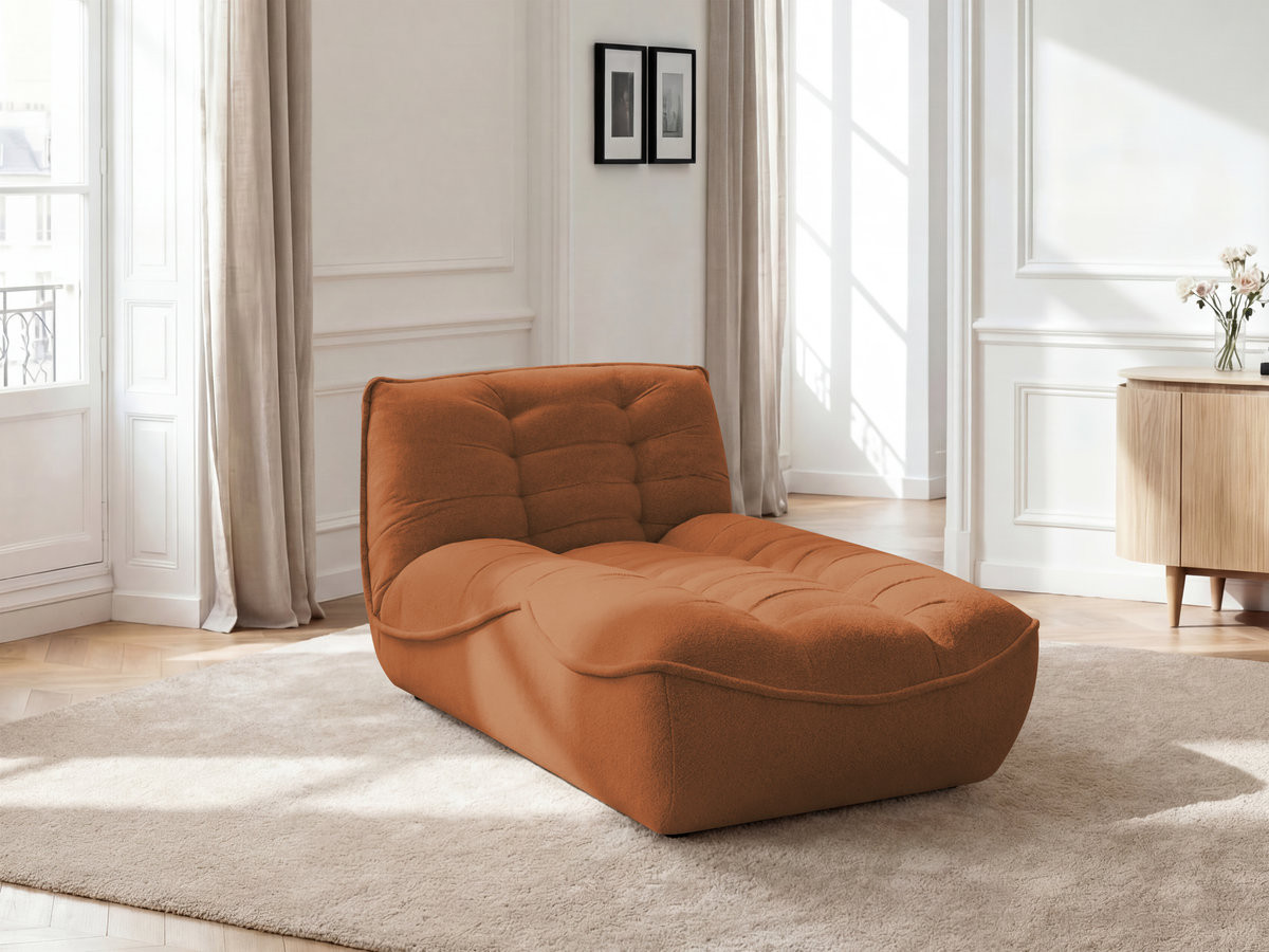 Bobochic Serena Méridienne-Modul Melange-Stoff Orange