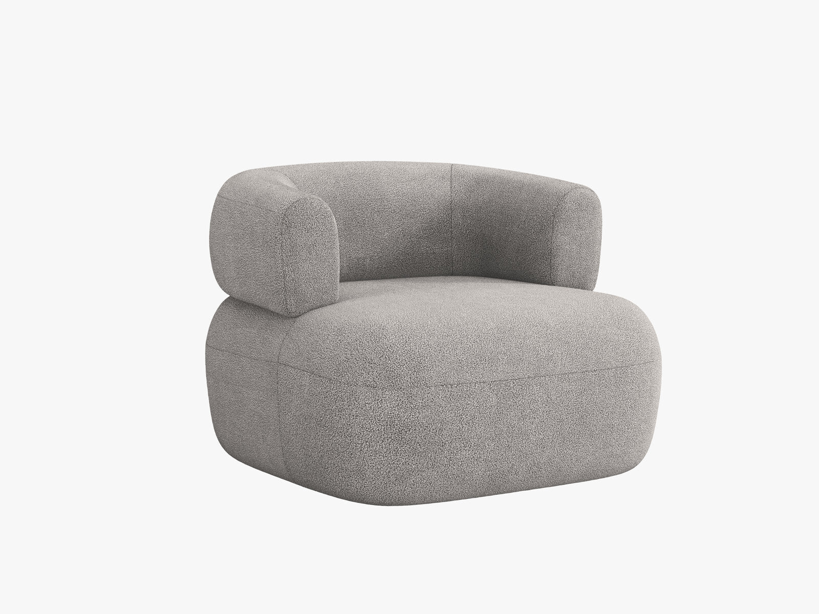 Micadoni Sessel Jenny Boucle Now or Never Hellgrau