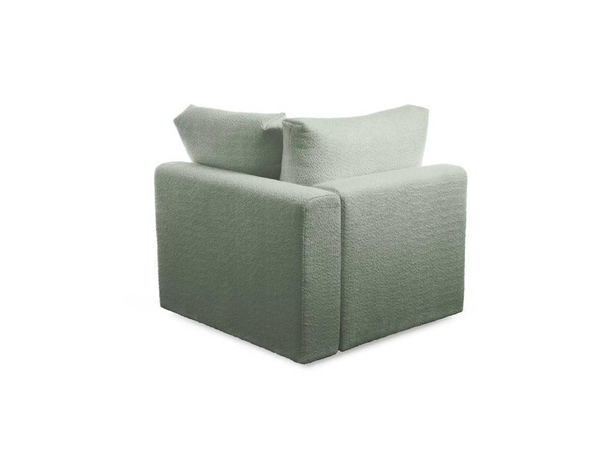 Bobochic Paris Eckmodul Bouclé-Stoff Grün