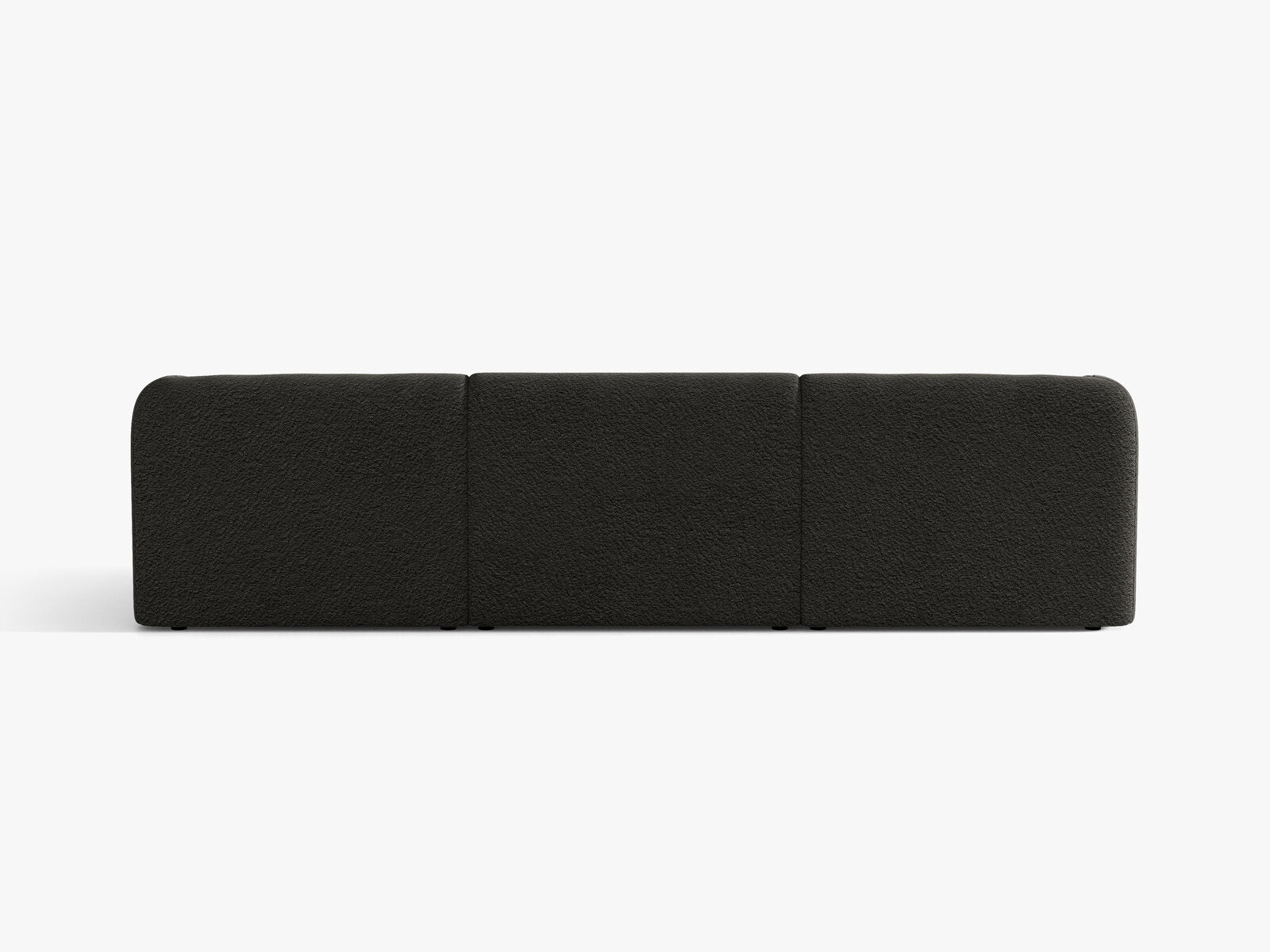 Micadoni Sofa Miley 3-Sitzer Boucle Baloo Braun