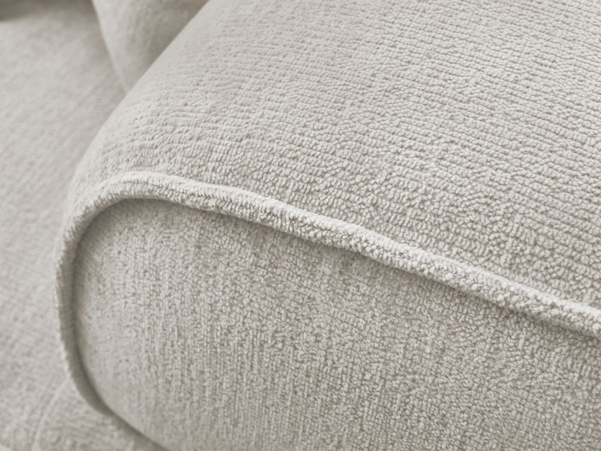 Bobochic Whesley Sofa 3-Sitzer Stoff Beige