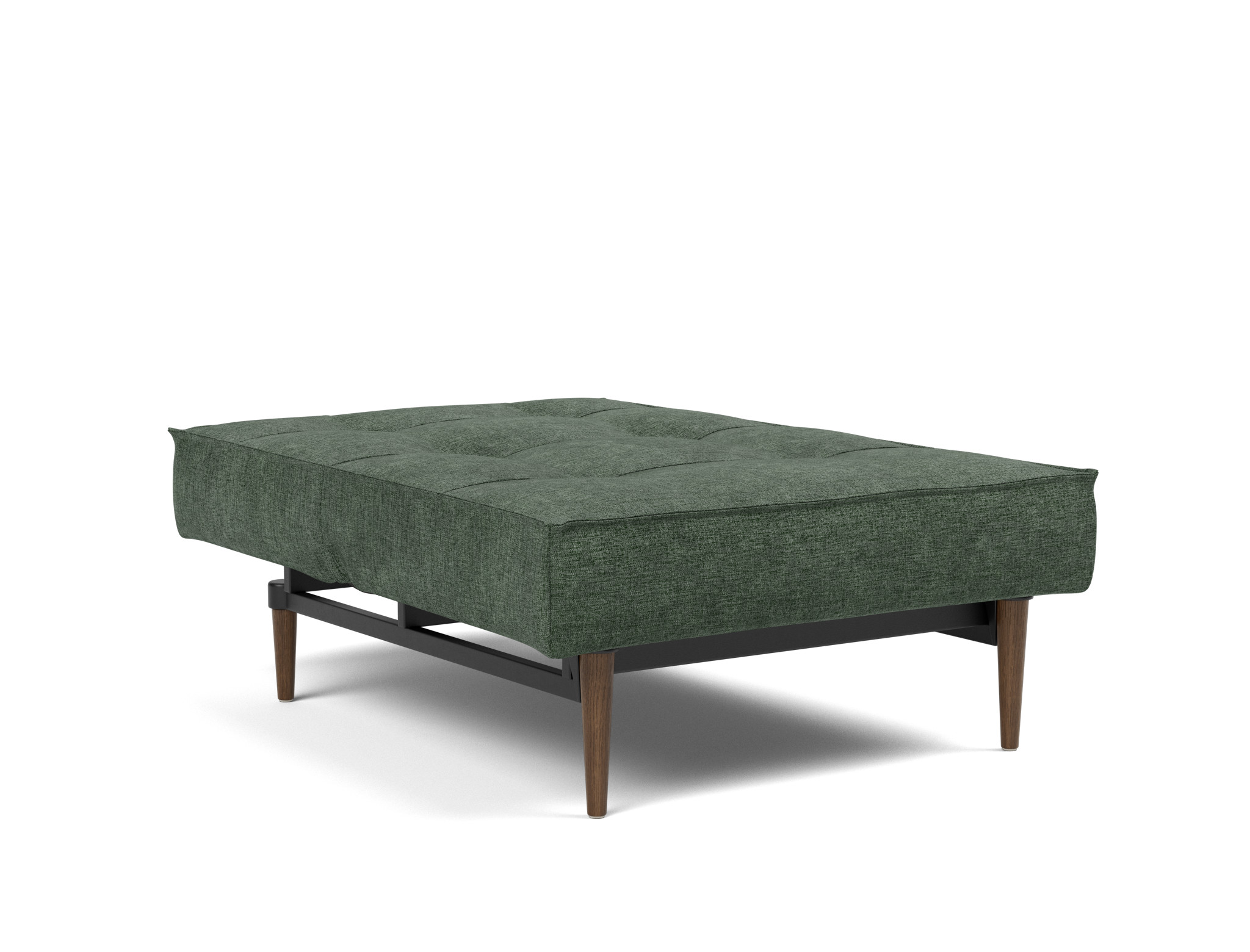 Sessel Splitback Flachgewebe Avella 281-Pine-Green Beine Styletto Eiche dunkel