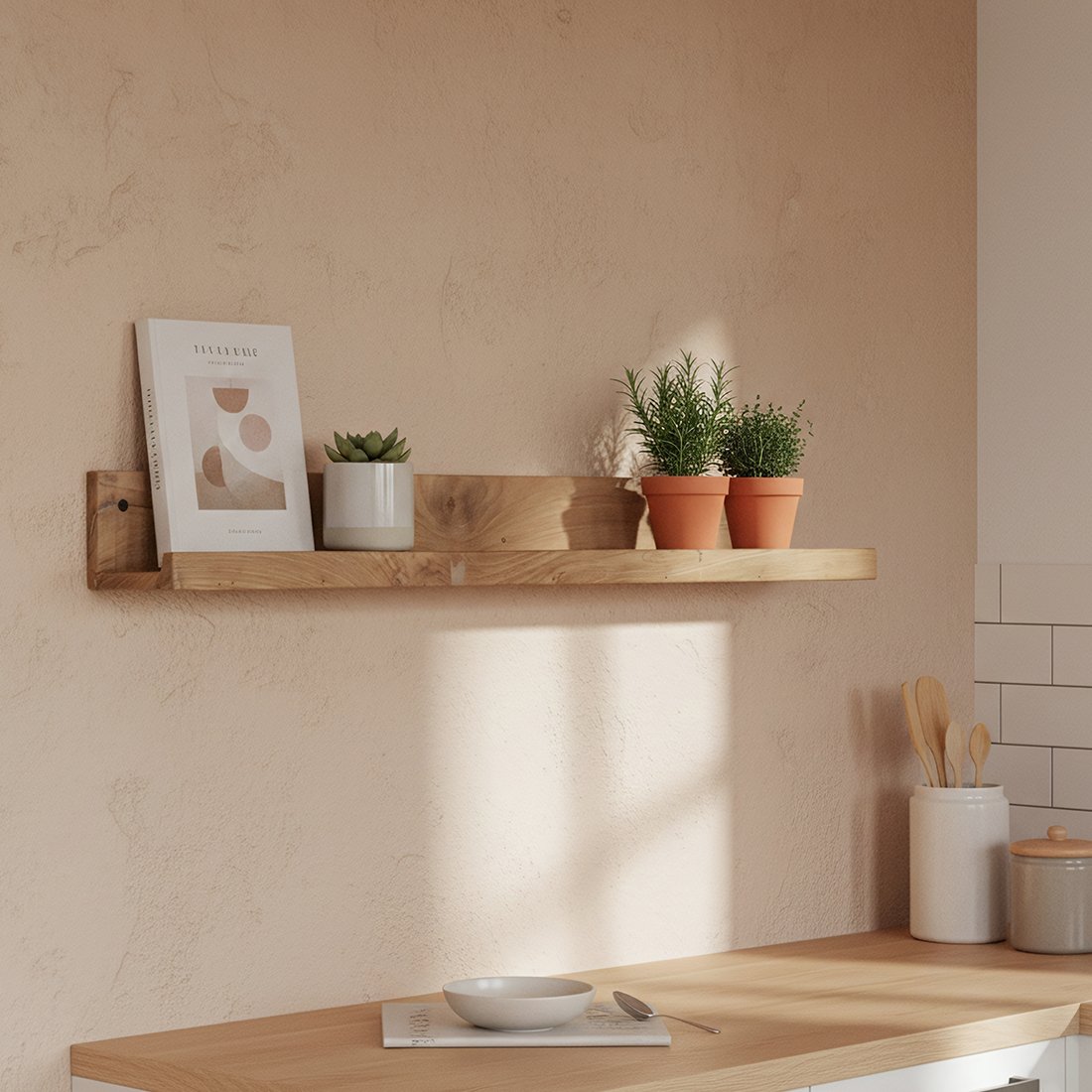 Raw Materials Wandregal Elements Teak Recyclingholz