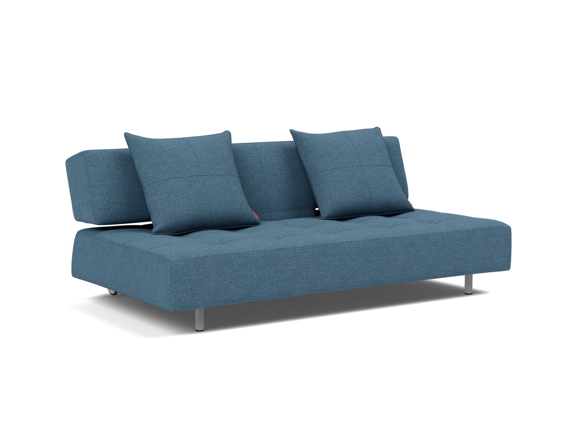 Schlafsofa Long Horn D.E.L. Strukturierter Stoff Weda 302-Weda-Blue