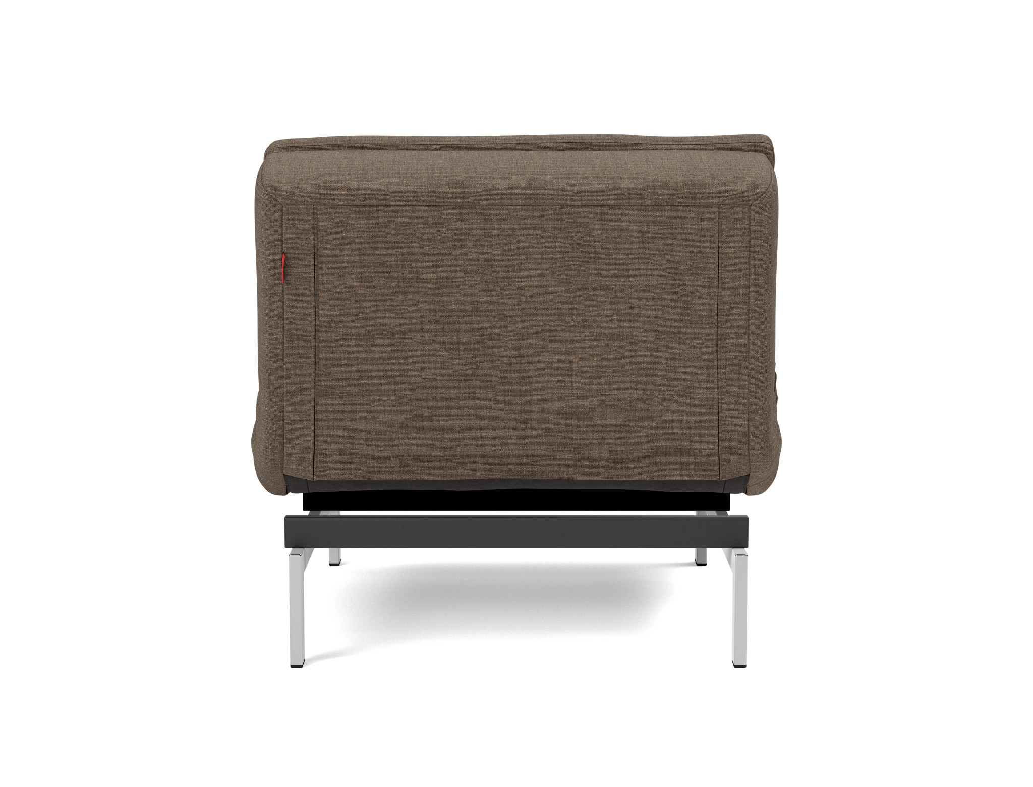 Sessel Dublexo Chenille Esina 411-Cedar-Brown Beine Chrom