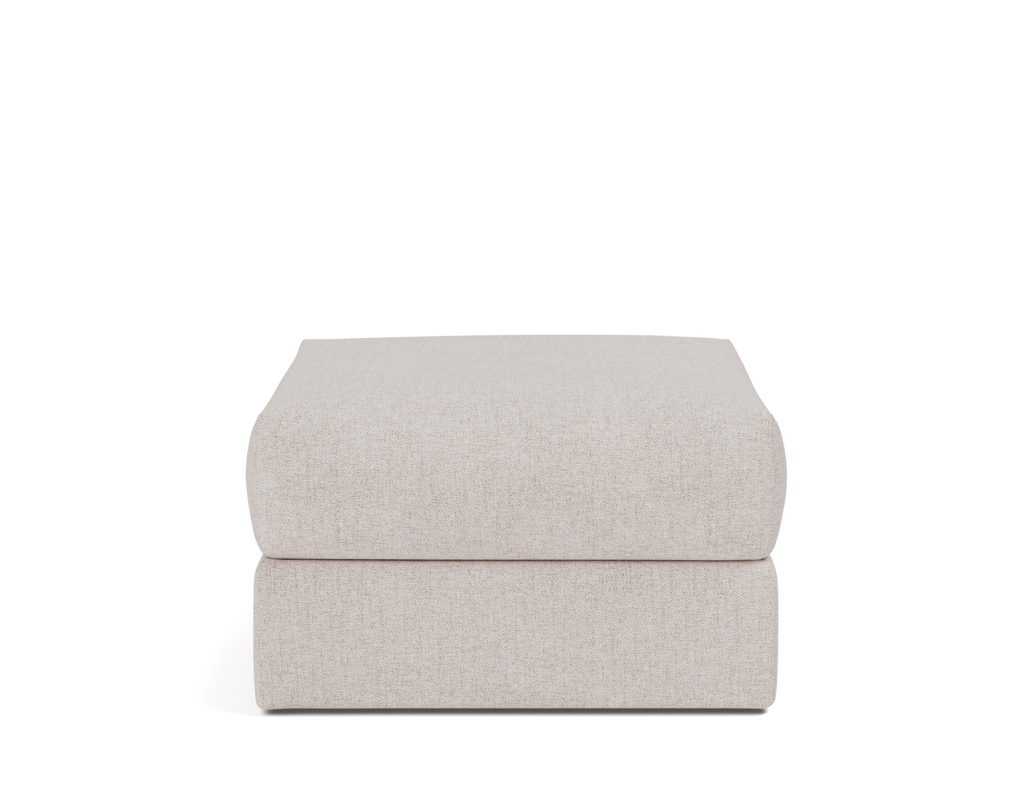 Hocker Cornila Strukturierter Stoff Weda 300-Weda-Sand