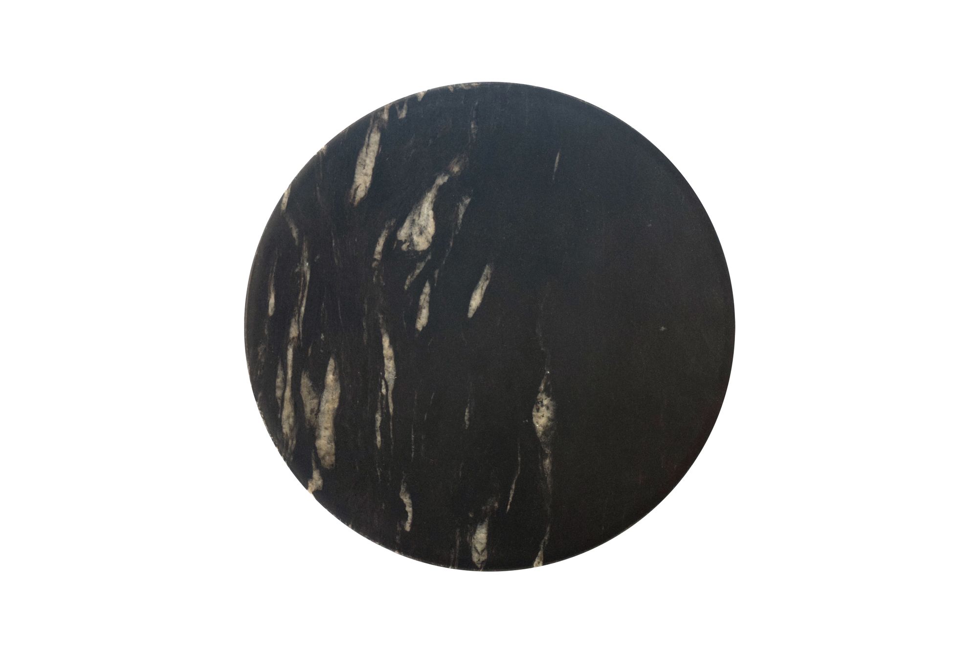 Beistelltisch Kinsarvik Marmor Schwarz Ø 37 cm