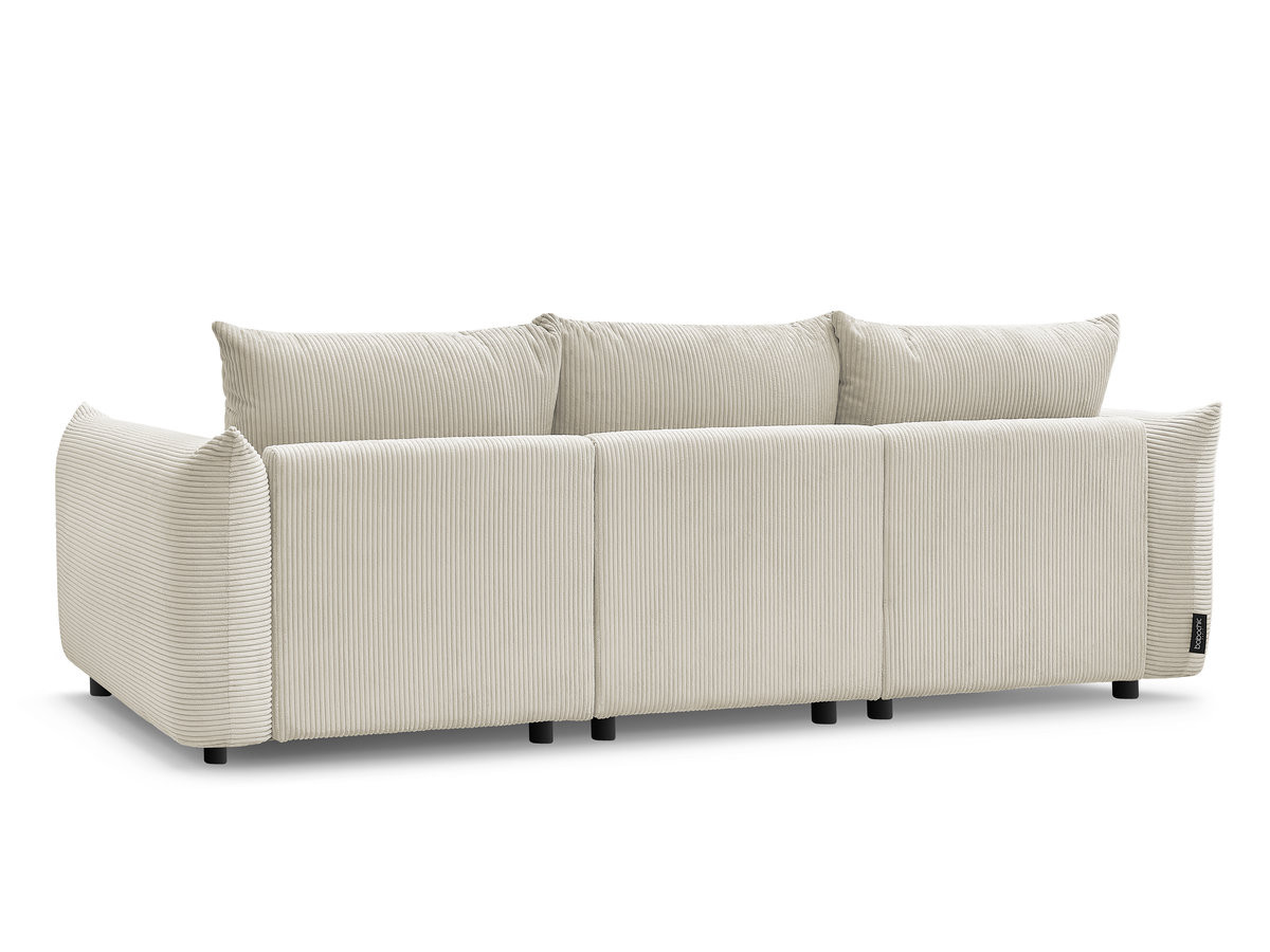 Bobochic Ernest Sofa 3-Sitzer 266 × 106 cm Cordsamt Beige