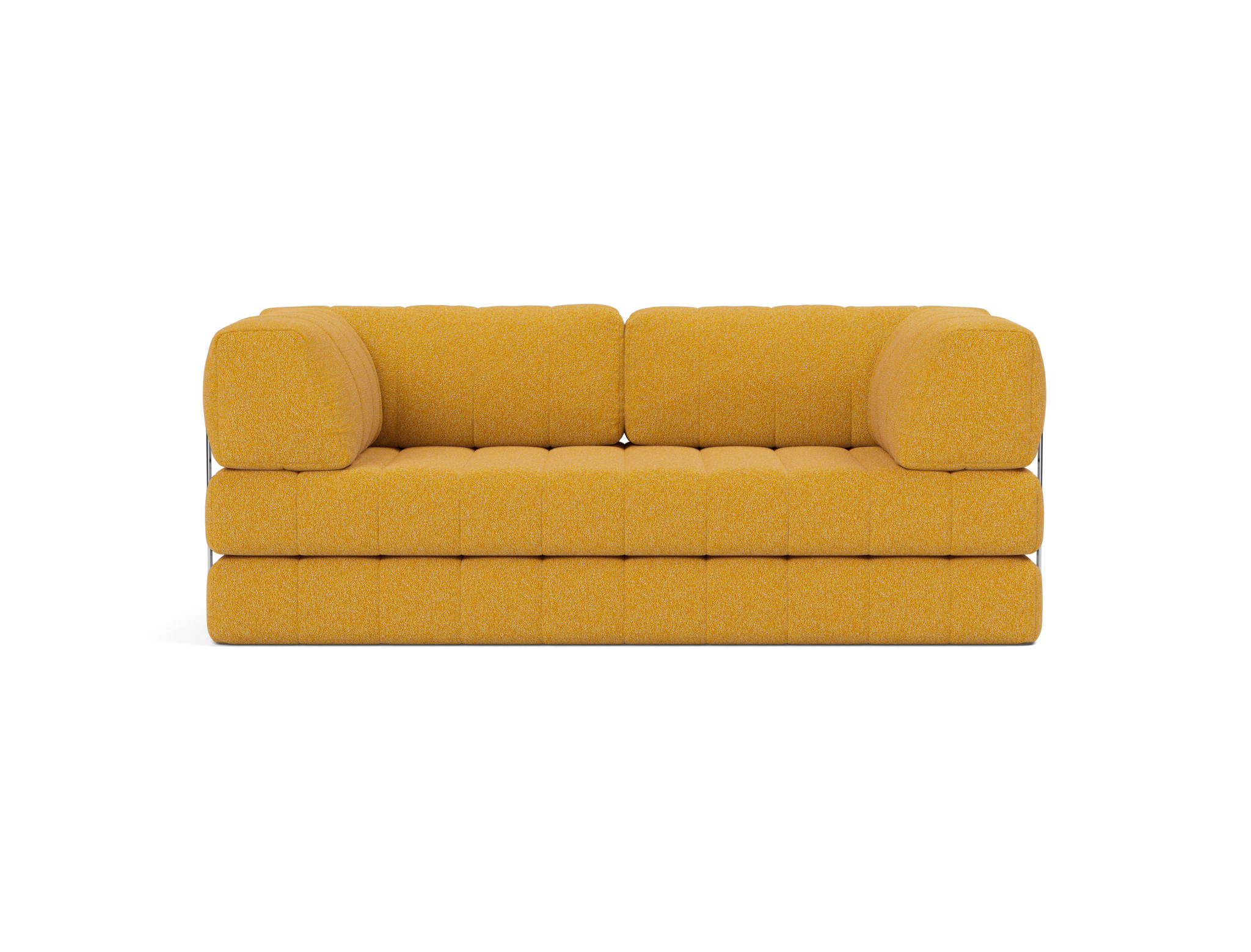 Schlafsofa CozyPad mit Armlehnen Boucle Skandi 536-Ochre