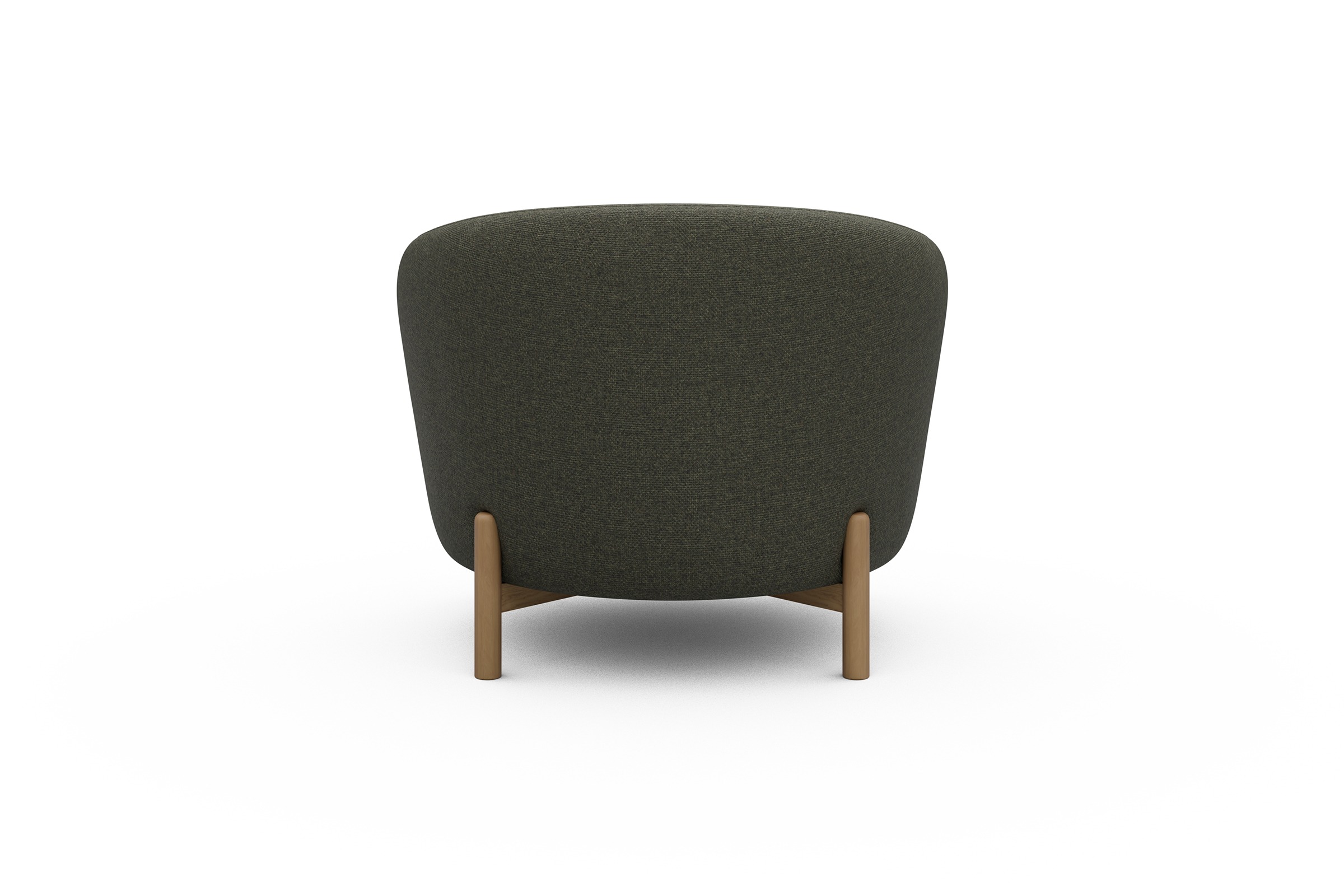 Sessel Ronda Holzbeine Eiche Natur Sama-Winter-Moss
