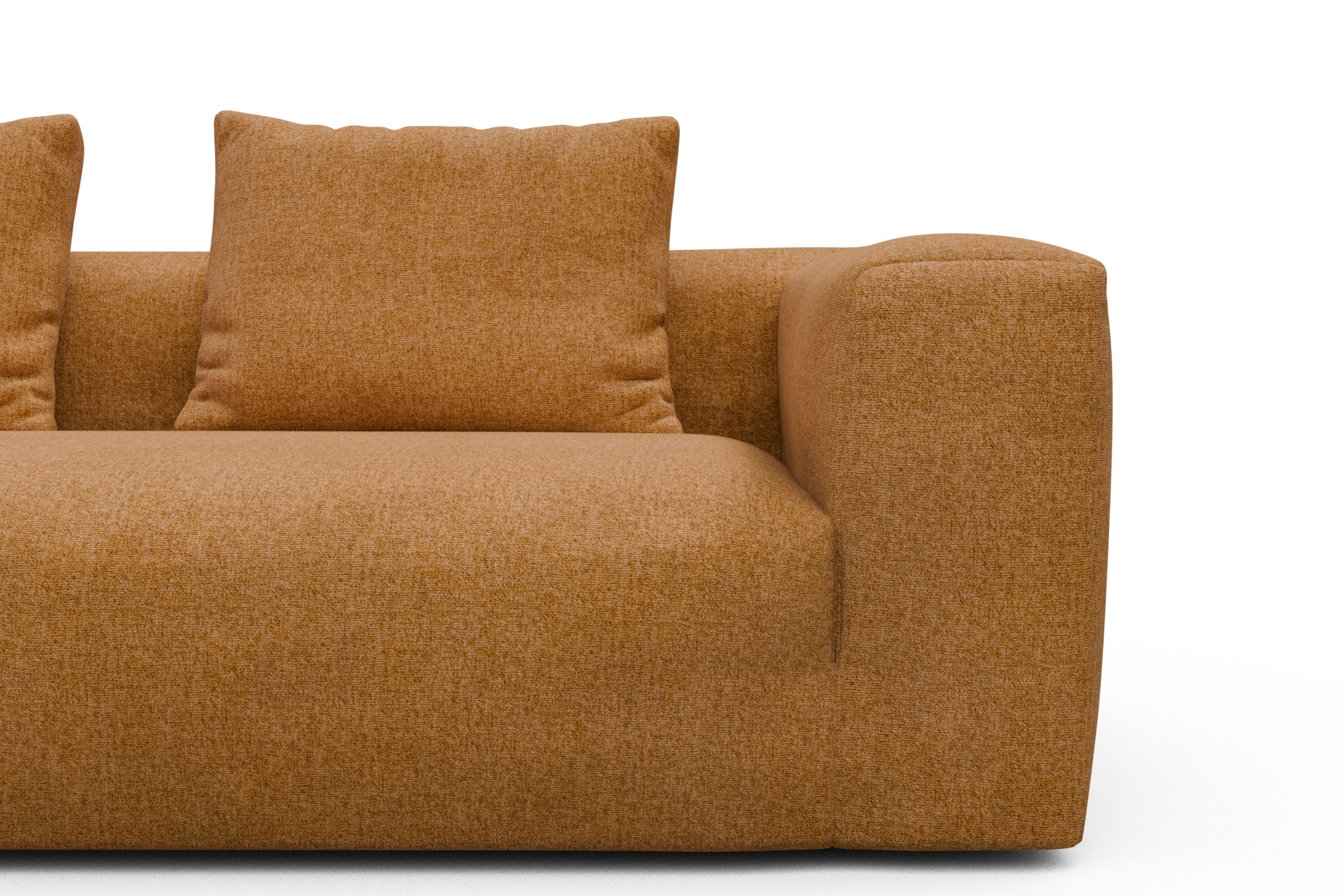 Sofa Fred 3-Sitzer Casone-Warm-Yellow