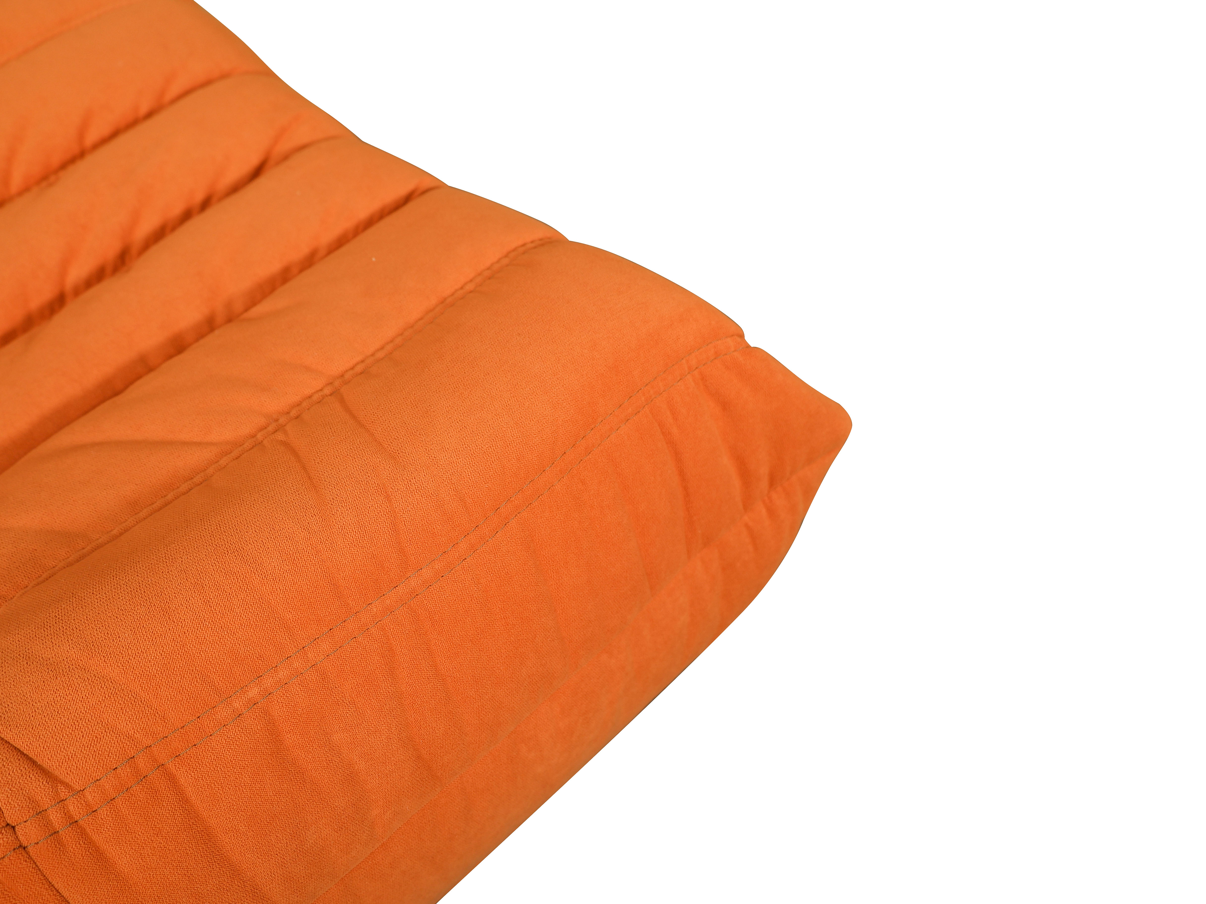 Livin Hill Set Nua: Sessel 87 cm + Fußhocker Gebrannte Orange