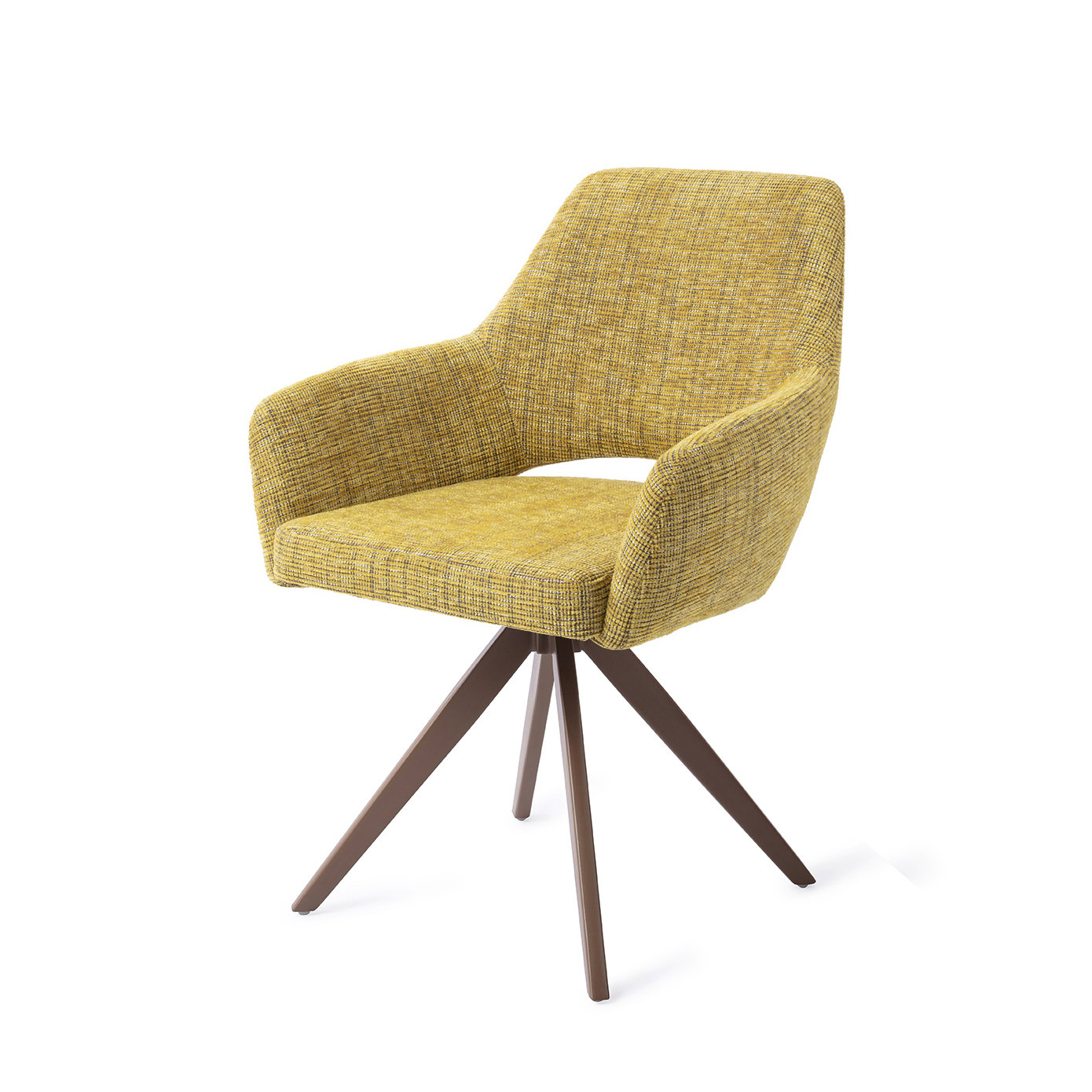 Jesper Home Esszimmerstuhl Yanai Lemon Lines Turn Braun