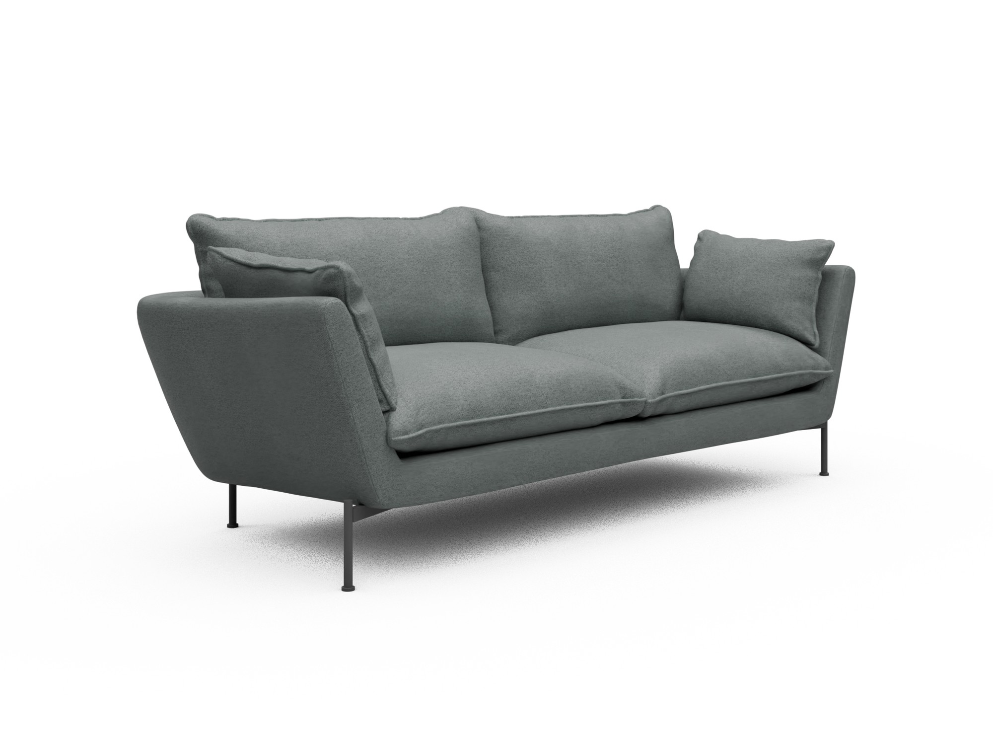 Skandi Home Sofa Anton Soft 3-Sitzer Denari-Soft-Grey moebelfaktor