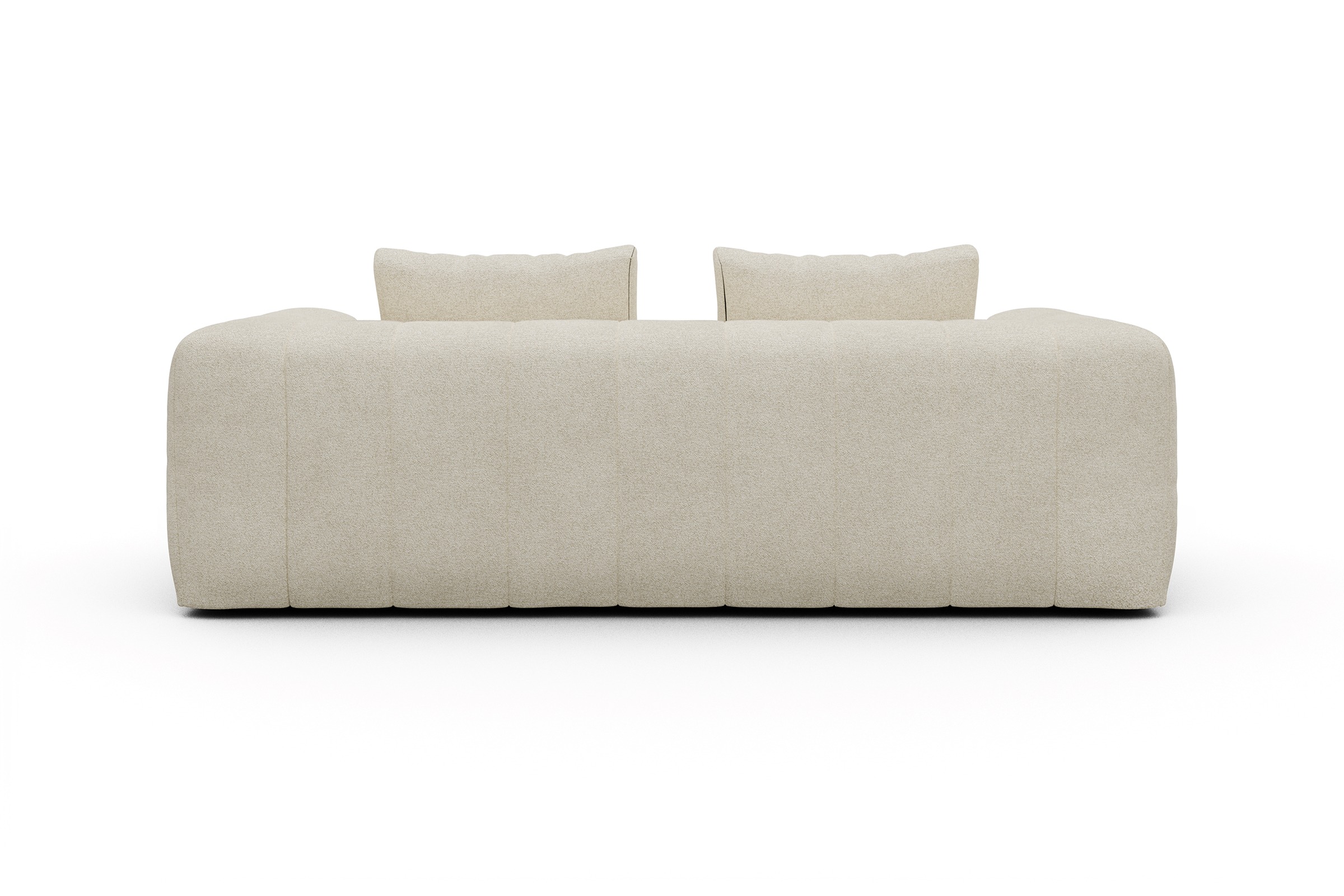 Sofa Hugo 3-Sitzer Boucle-Off-White