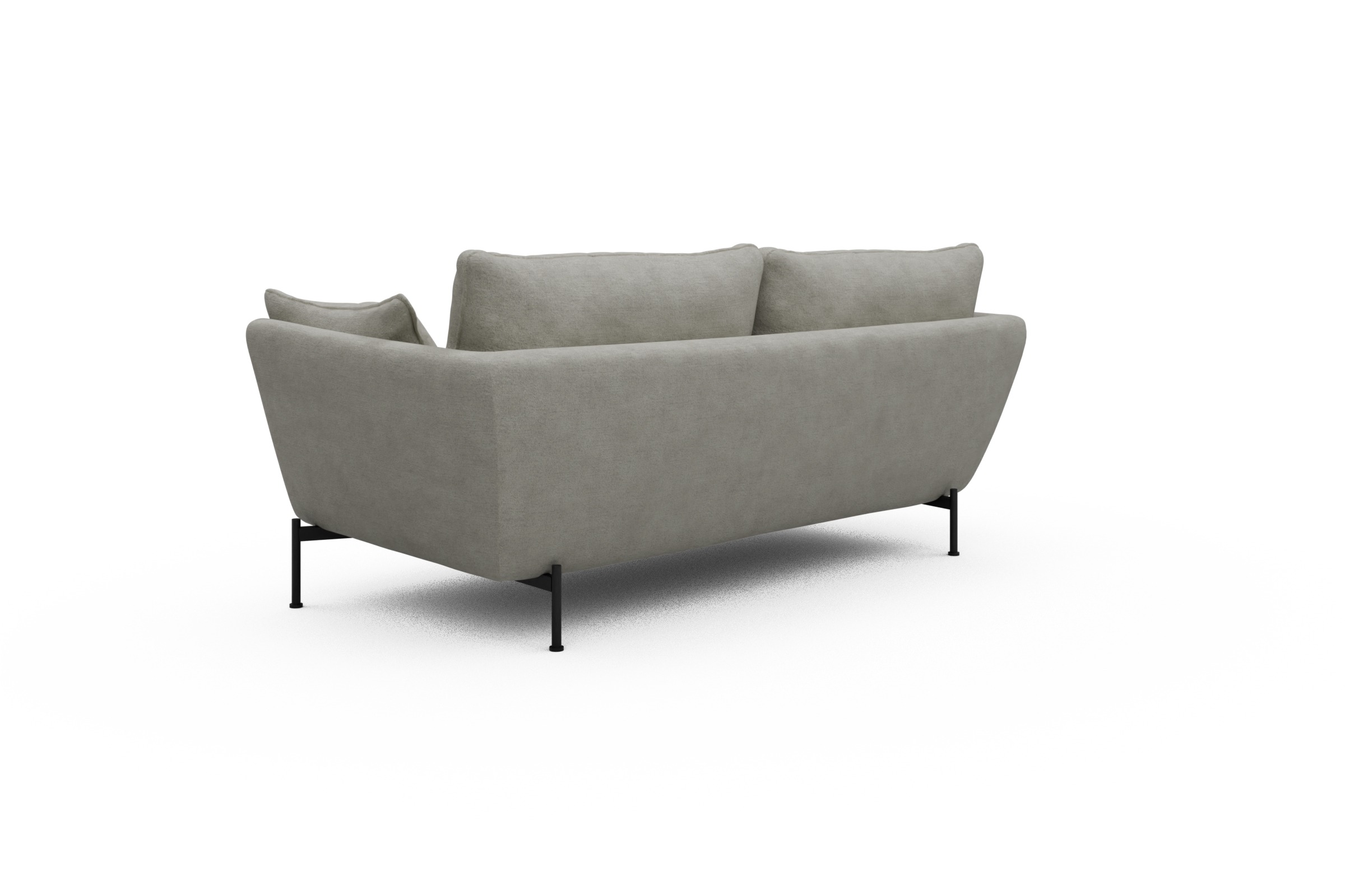 Sofa Anton 2-Sitzer Carreno-Moon-Stone-White