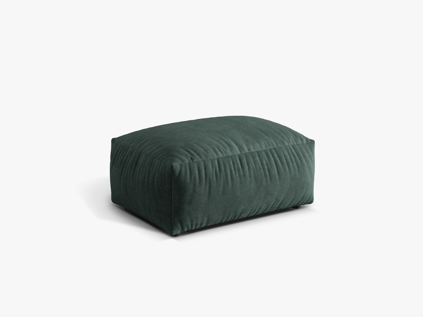 Micadoni Hocker Martina 1-Sitzer Samt Vogue Petrol