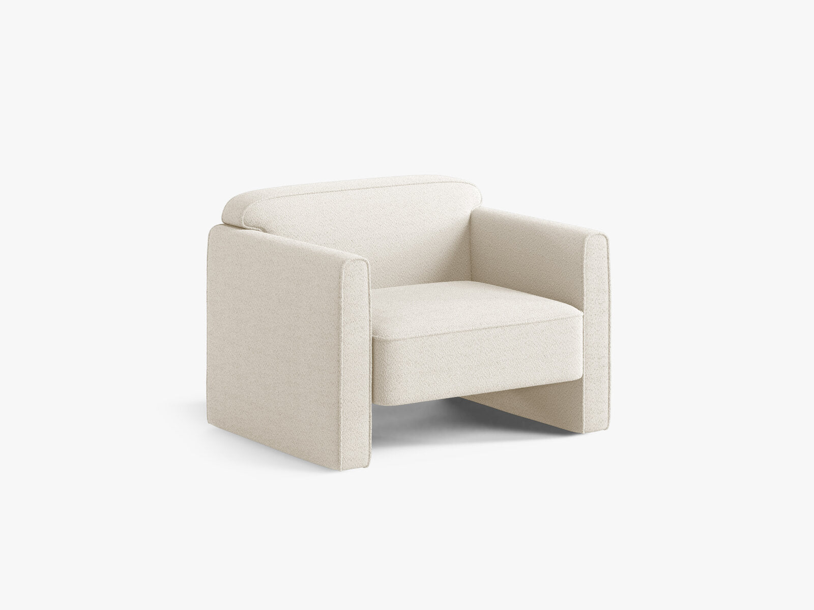 Micadoni Sessel Abby Boucle Coral Elfenbein