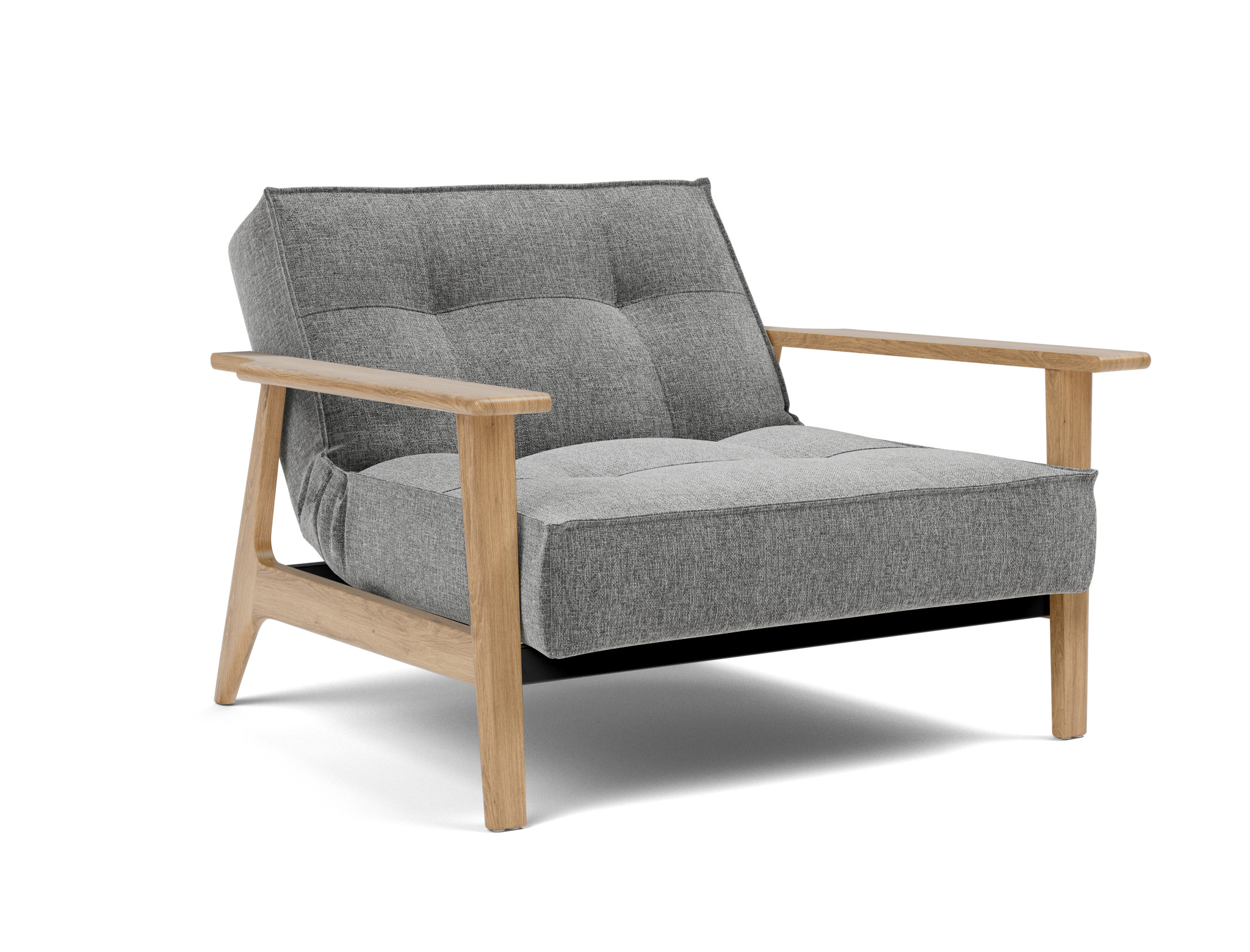 Sessel Splitback Frej Strukturierter Stoff Twist 563-Charcoal