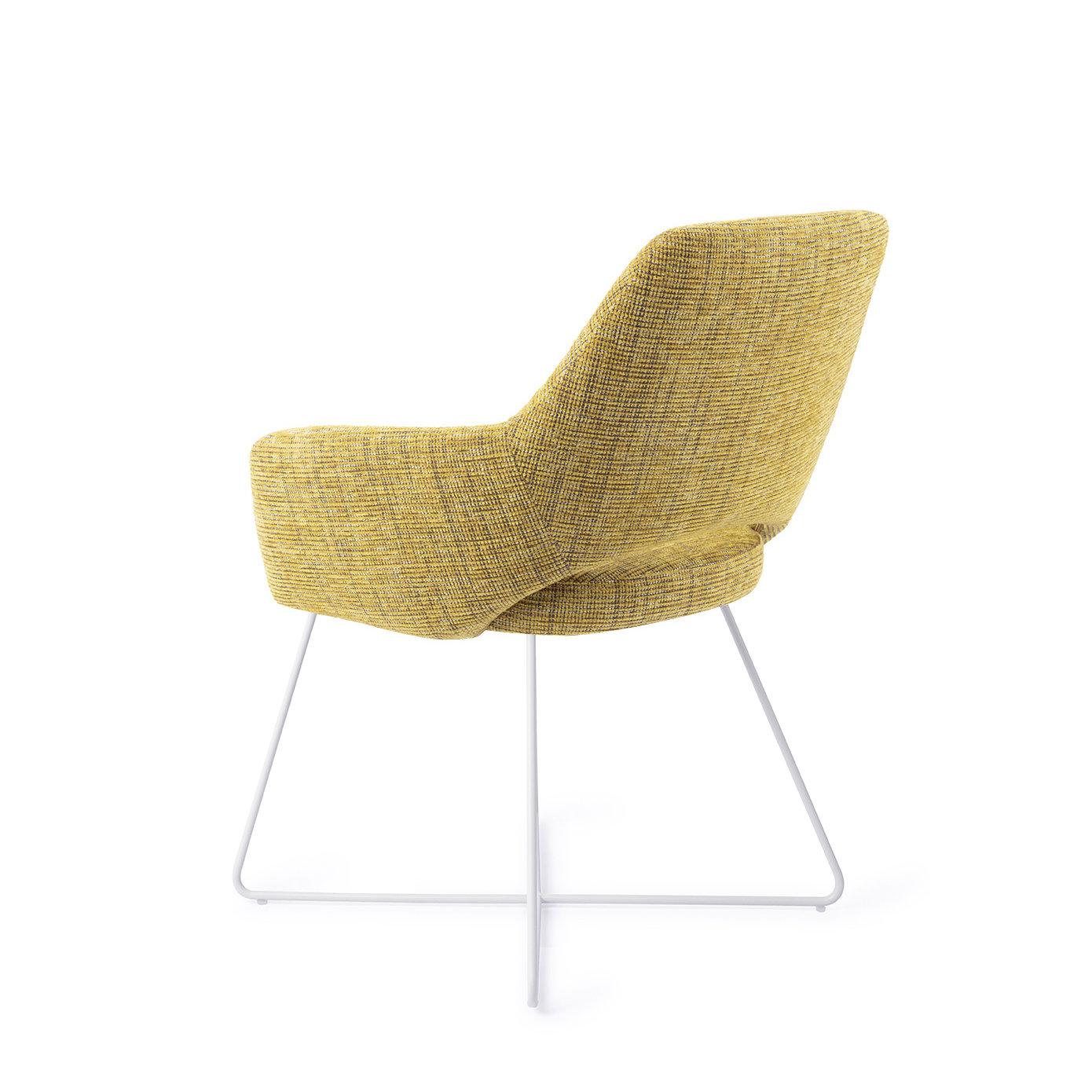Jesper Home Esszimmerstuhl Yanai Lemon Lines Cross Weiß