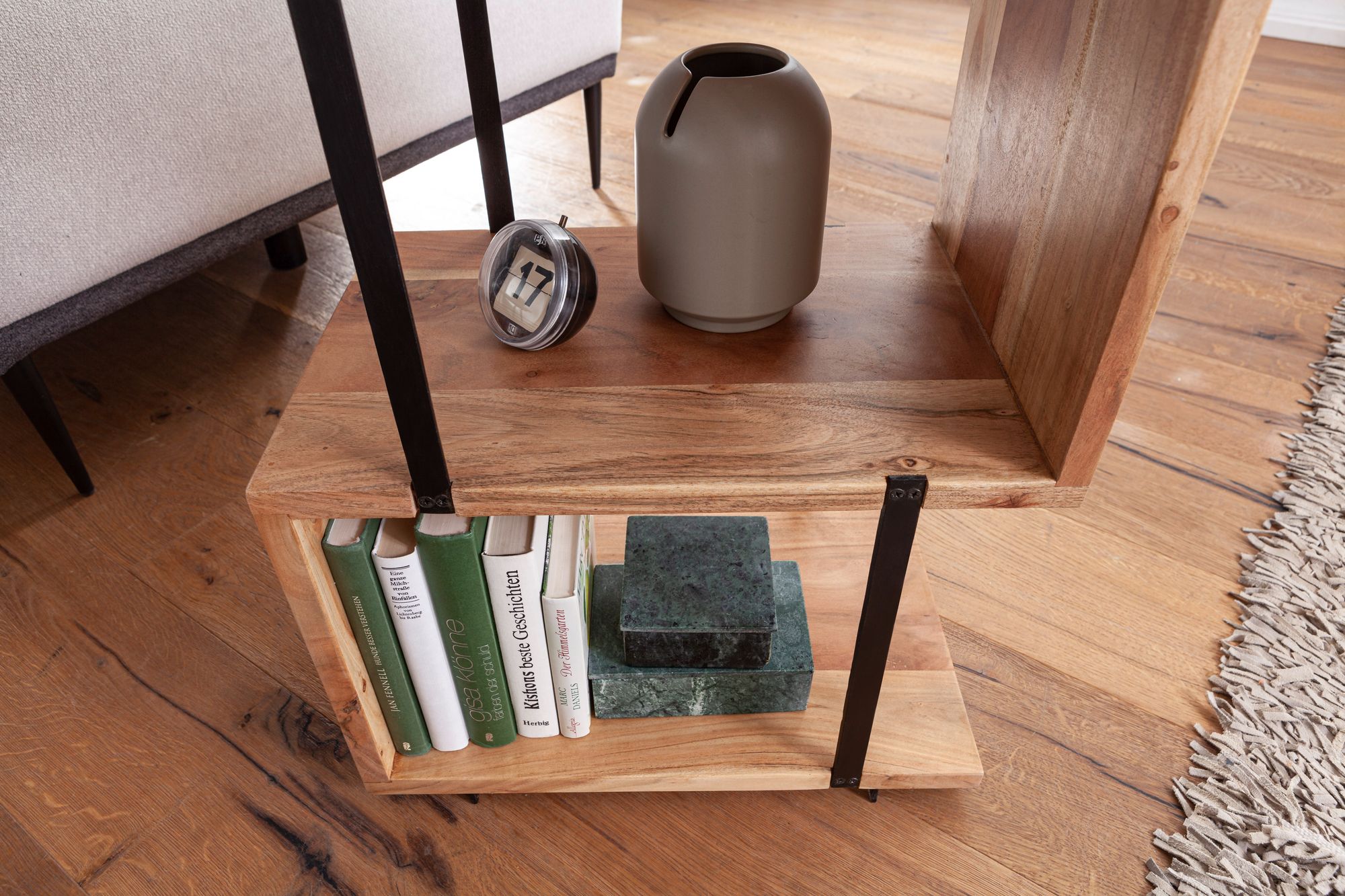 Beistelltisch Nimtofte Akazie Massivholz 45 × 30 × 60 cm