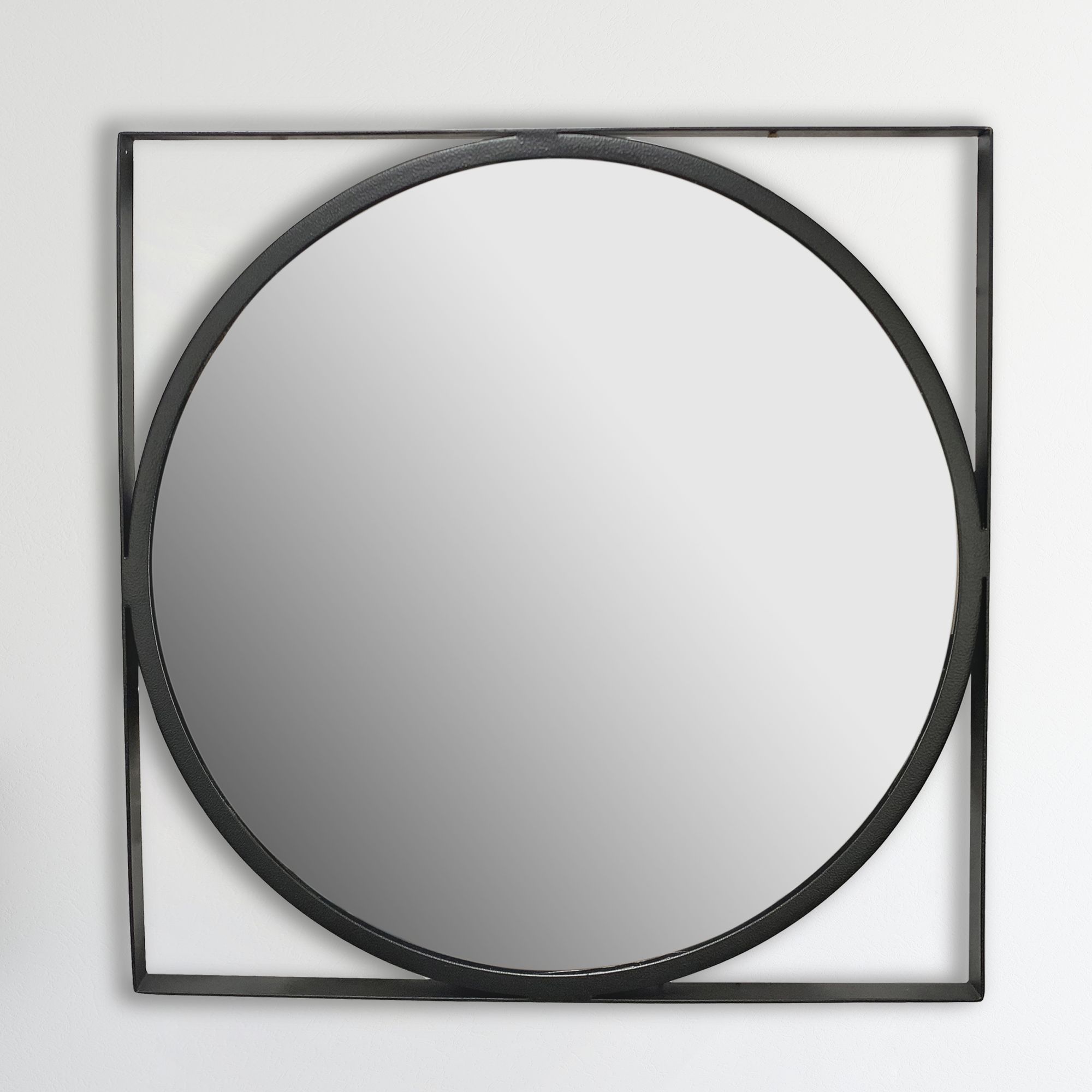 Wandspiegel Hedalen Schwarz 54 × 2,5 × 54 cm
