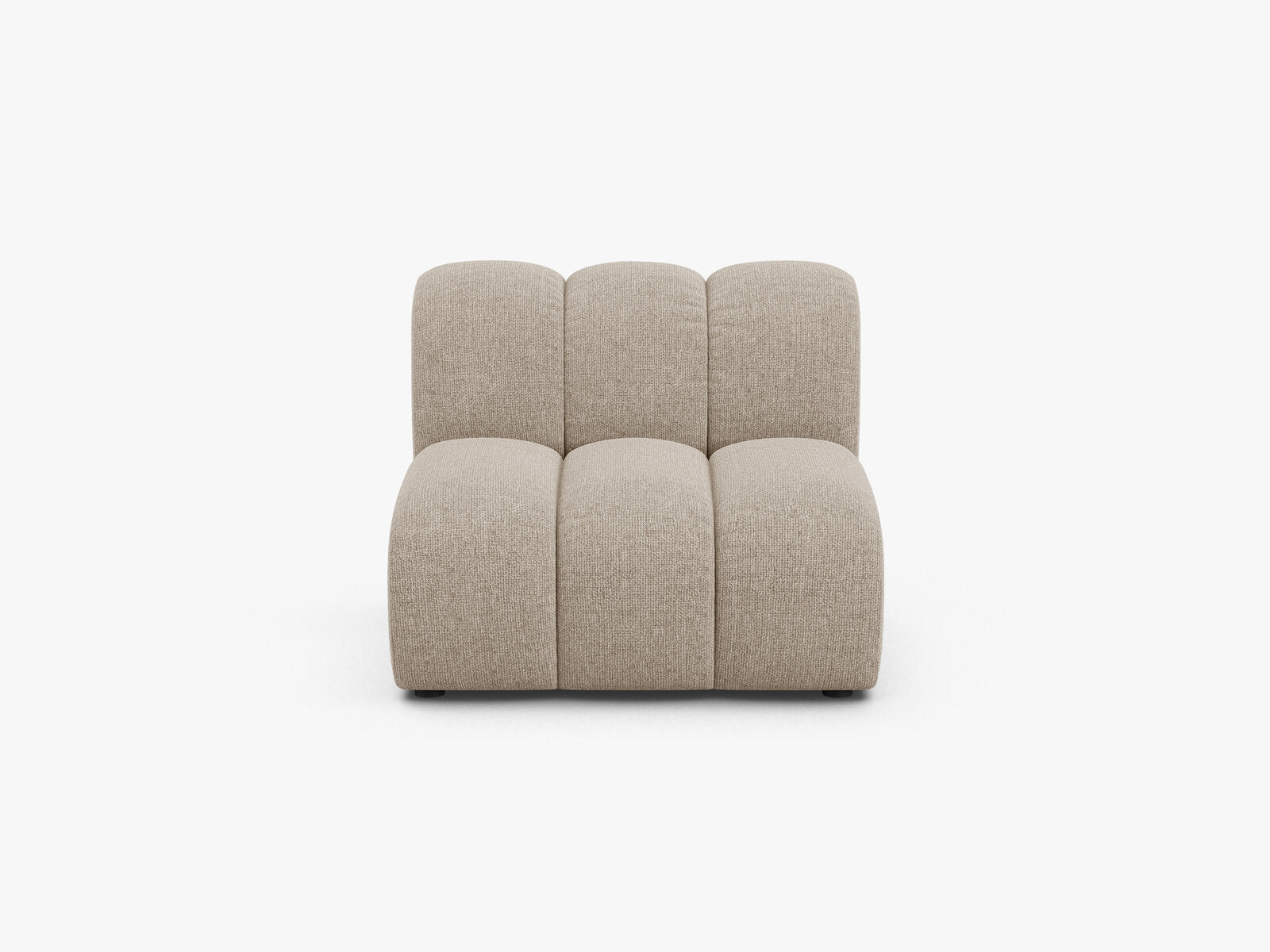 Micadoni Armloses Modul Lupine Chenille Eden Dunkelbeige