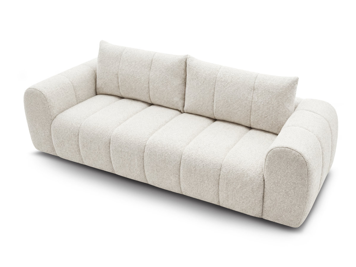 Bobochic Nesty Sofa 3-Sitzer Melange-Stoff Beige