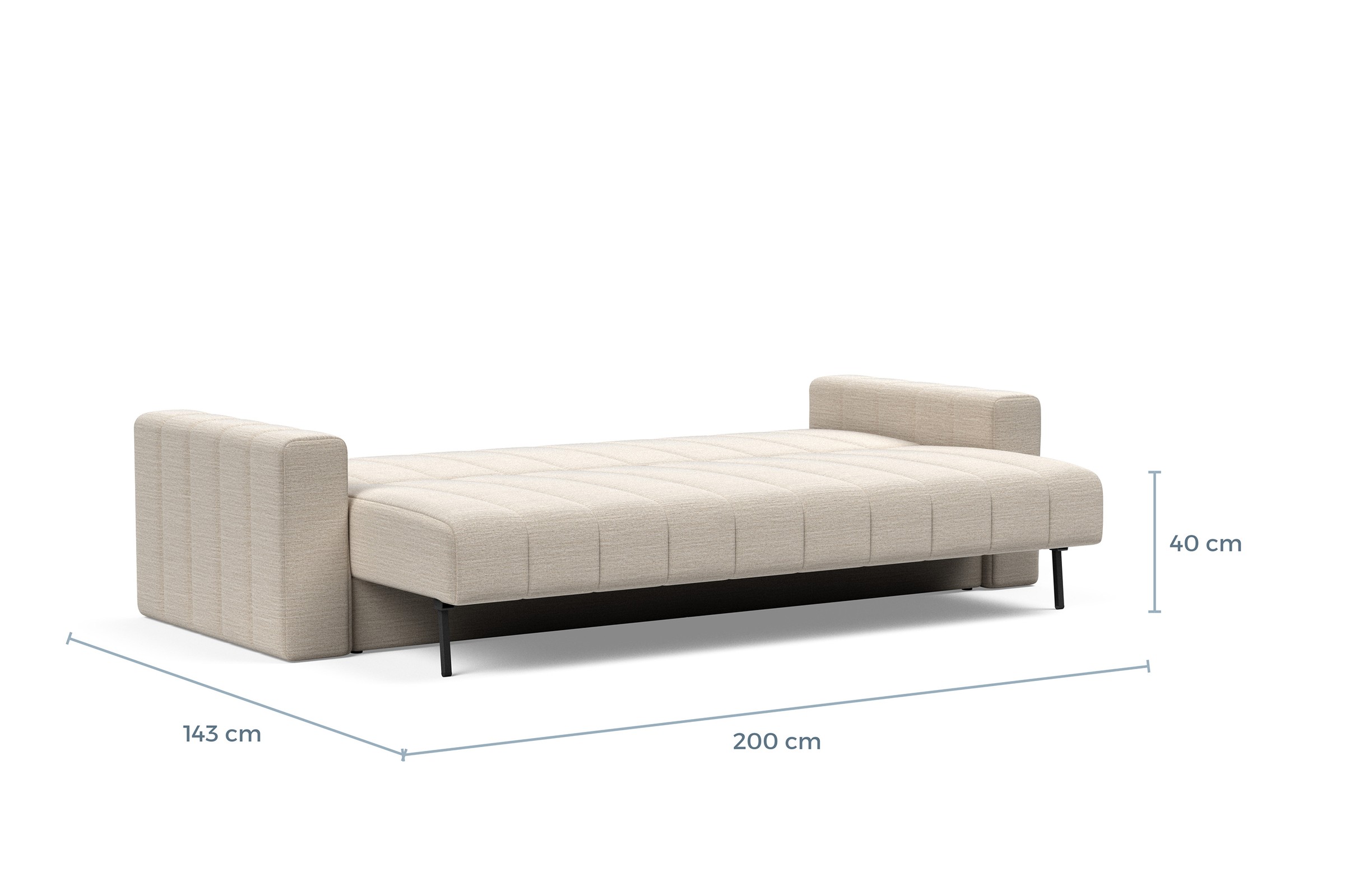 Schlafsofa Akello mit Armlehnen
