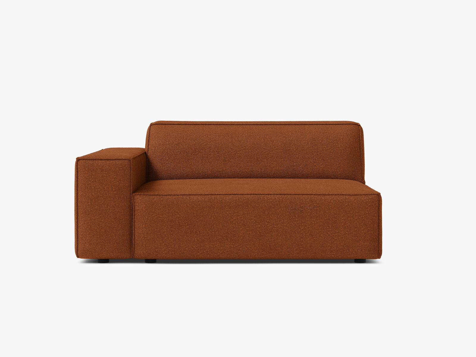 Micadoni Jodie Sofamodul XL Links Boucle Baloo Terrakotta